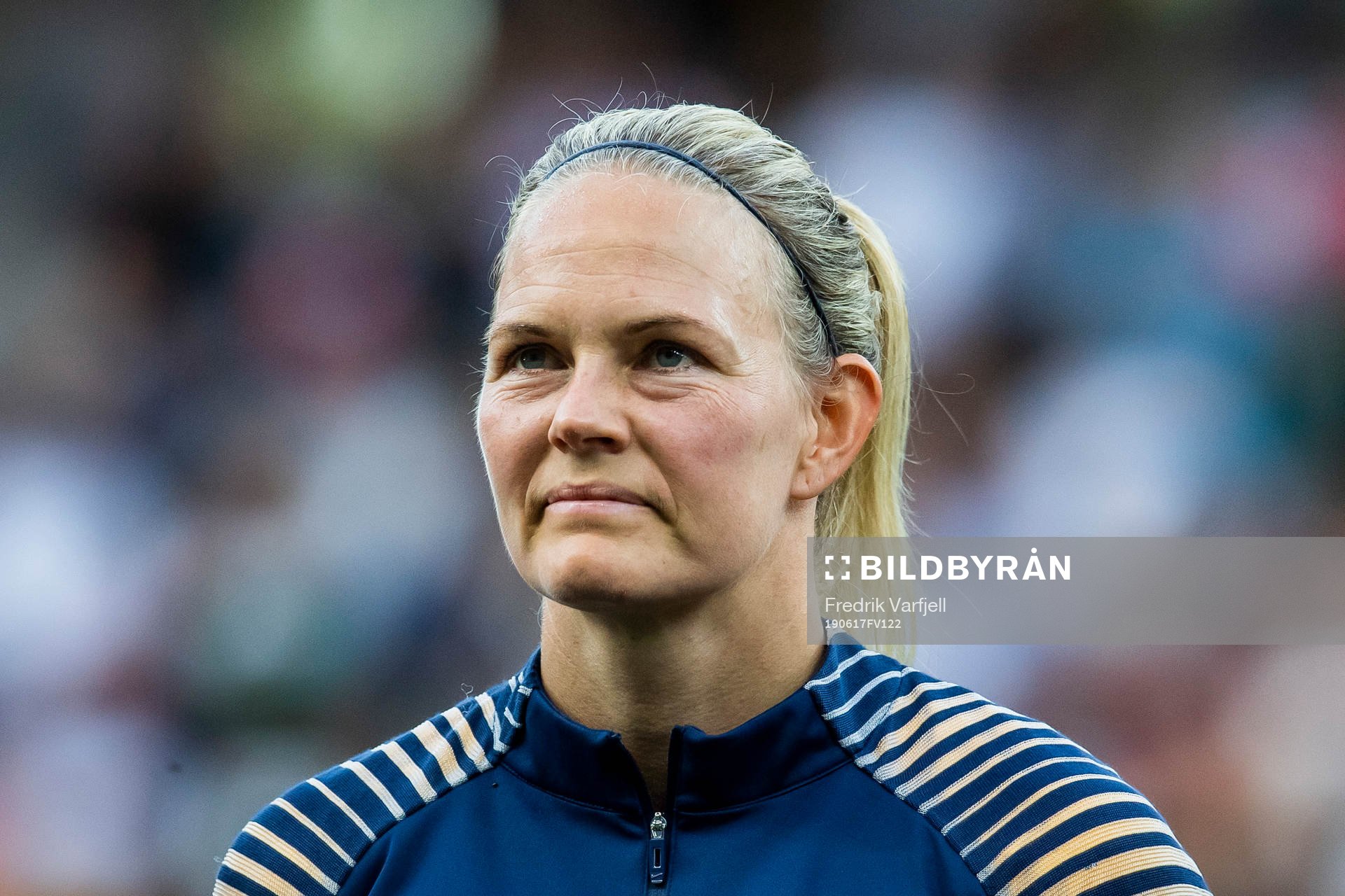 Goalkeeper Ingrid Hjelmseth of Norway