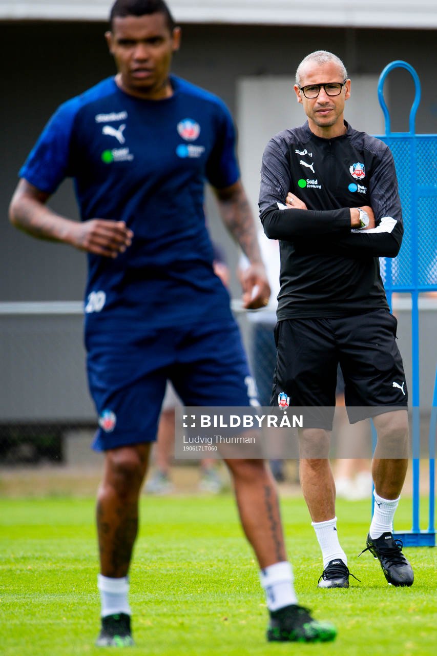 Wanderson Do Carmo och tränare Henrik Larsson