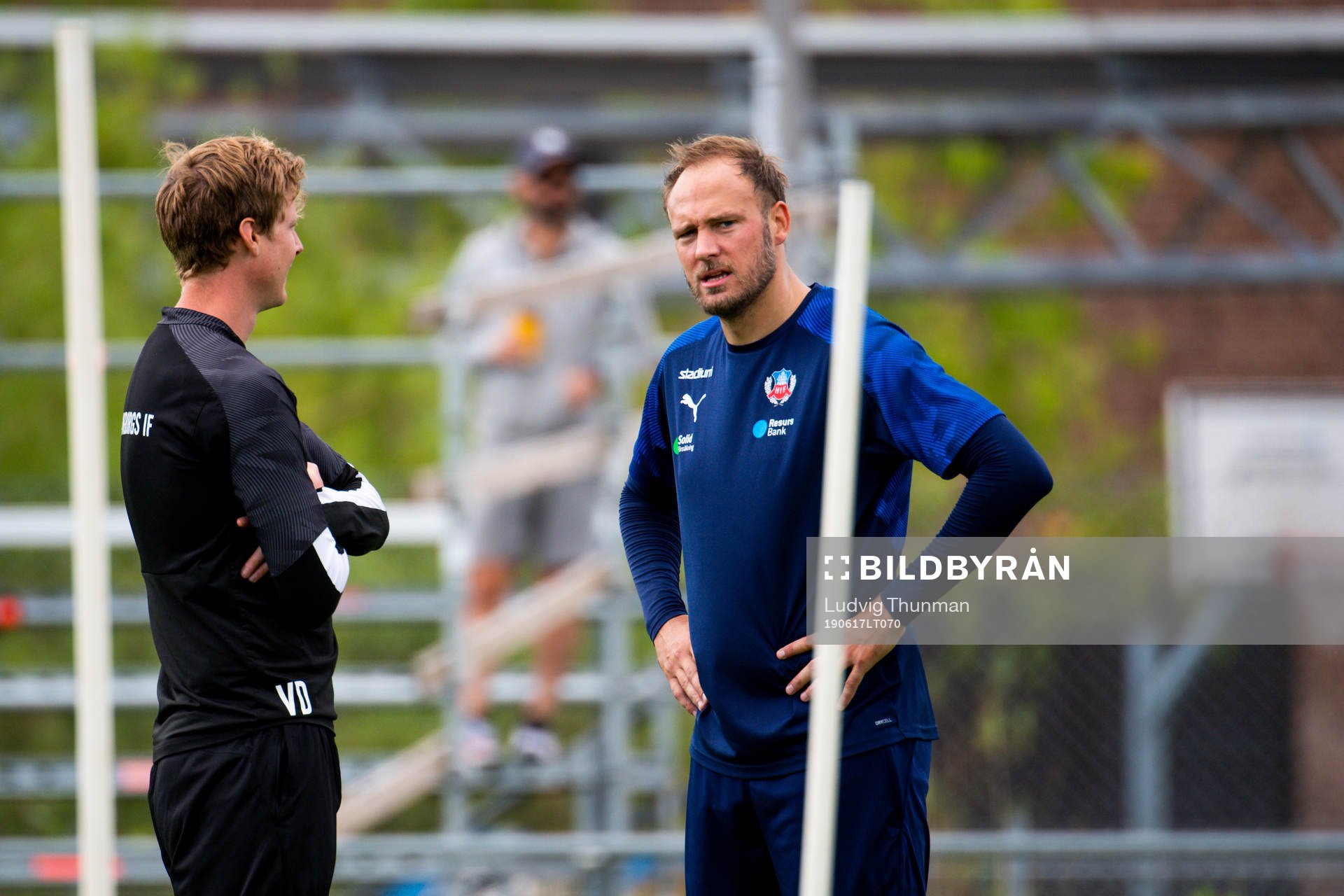 Sjukgymnast Markus Pettersson och Andreas Granqvist
