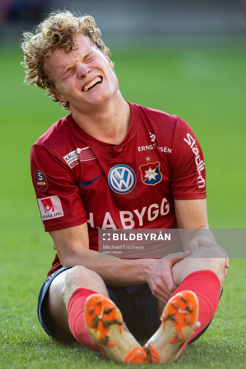 Örgrytes Freddie Brorsson har ont