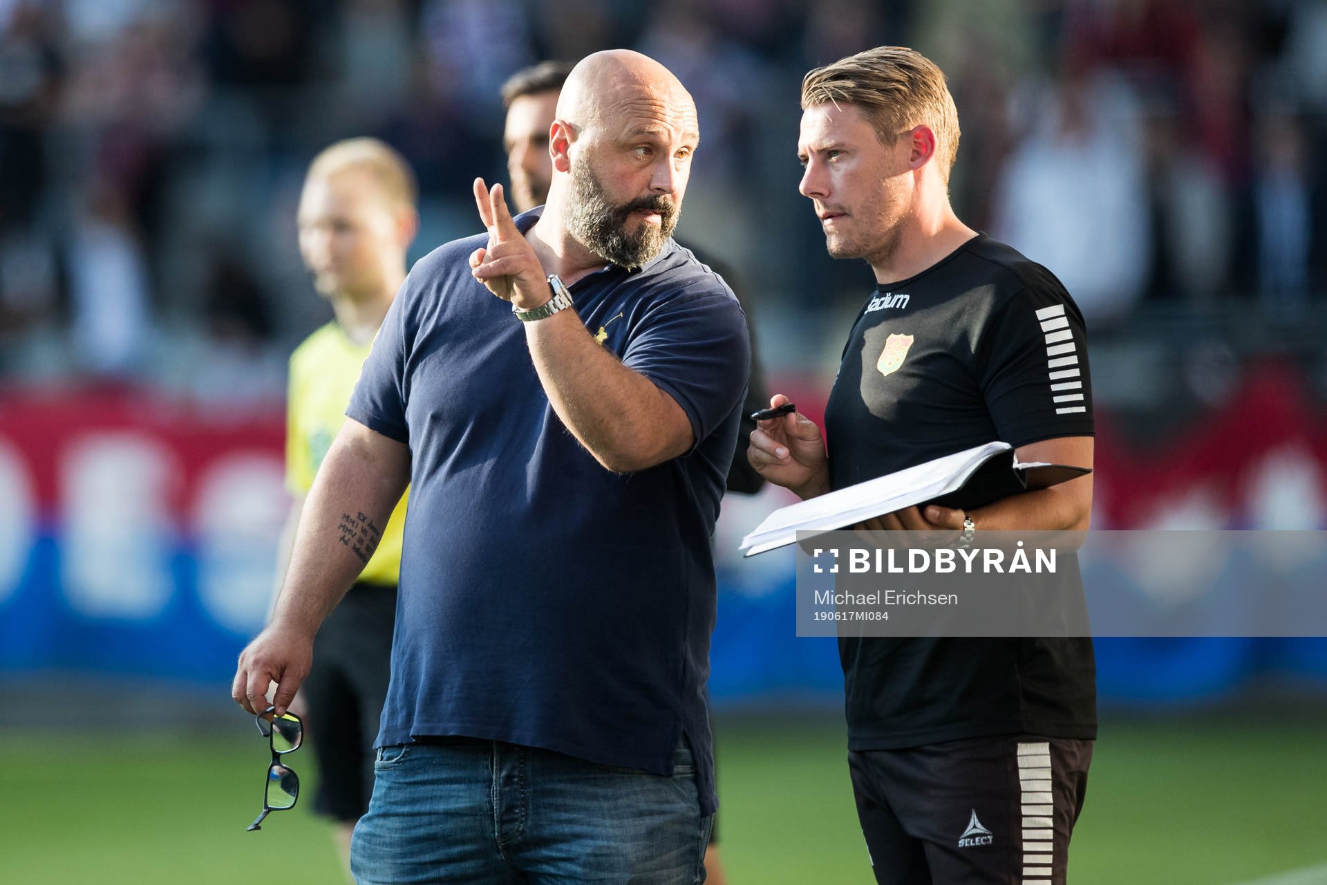 GAIS tränare Bosko Orovic och assisterande tränare Patrik
