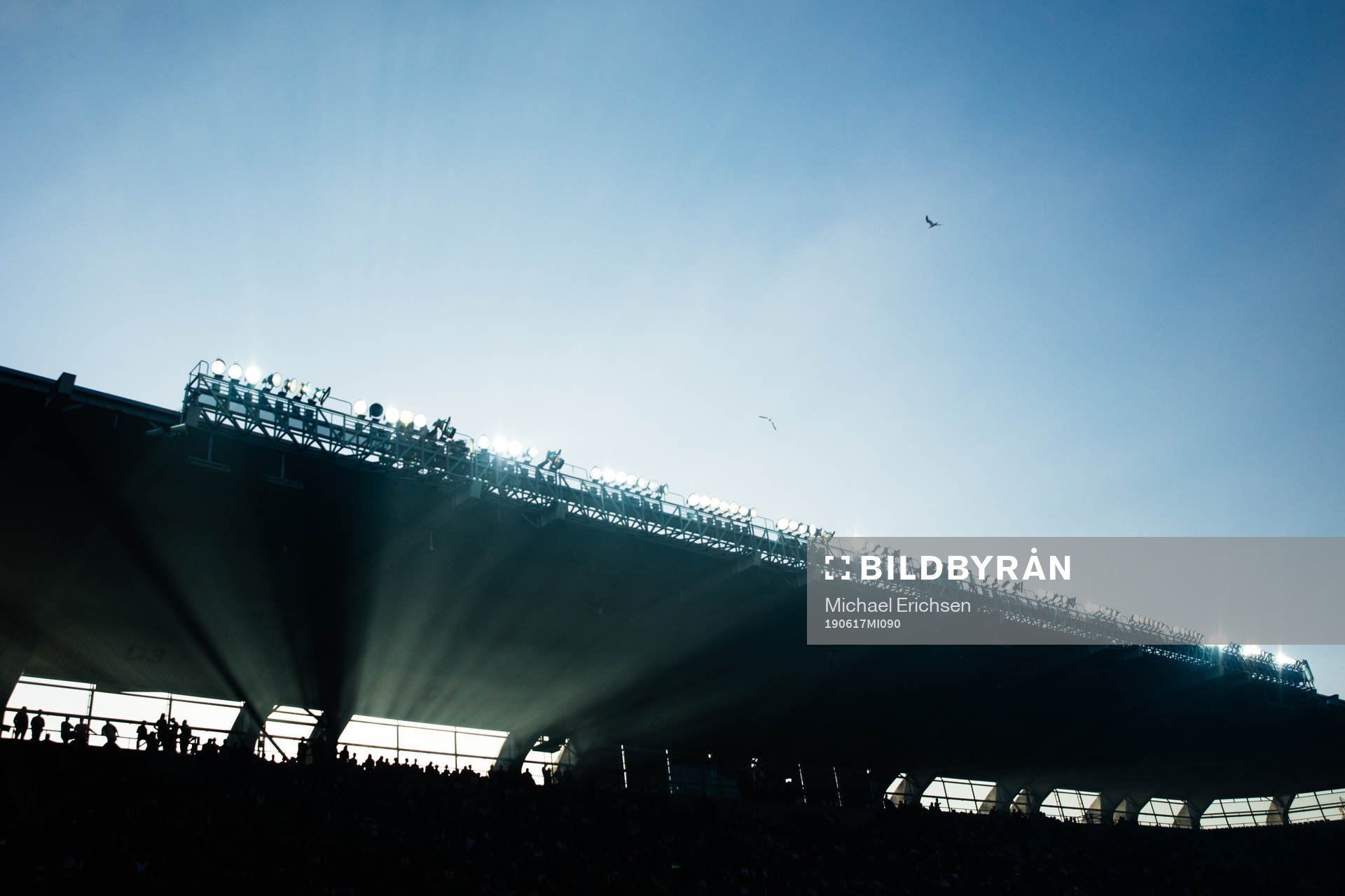 Läktare på Gamla Ullevi