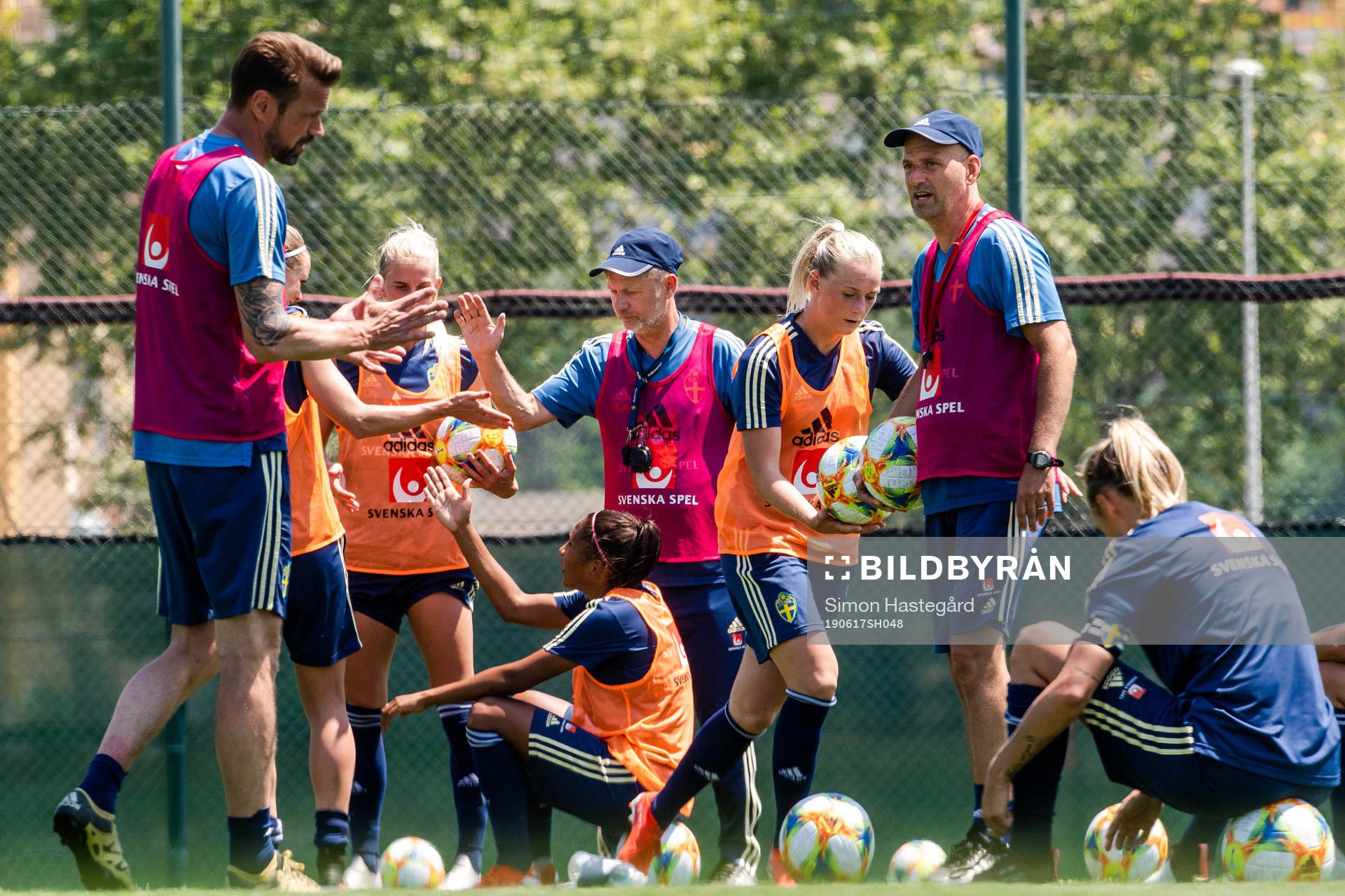 Peter Gerhardsson, Head coach , Madelen Janogy , Stina