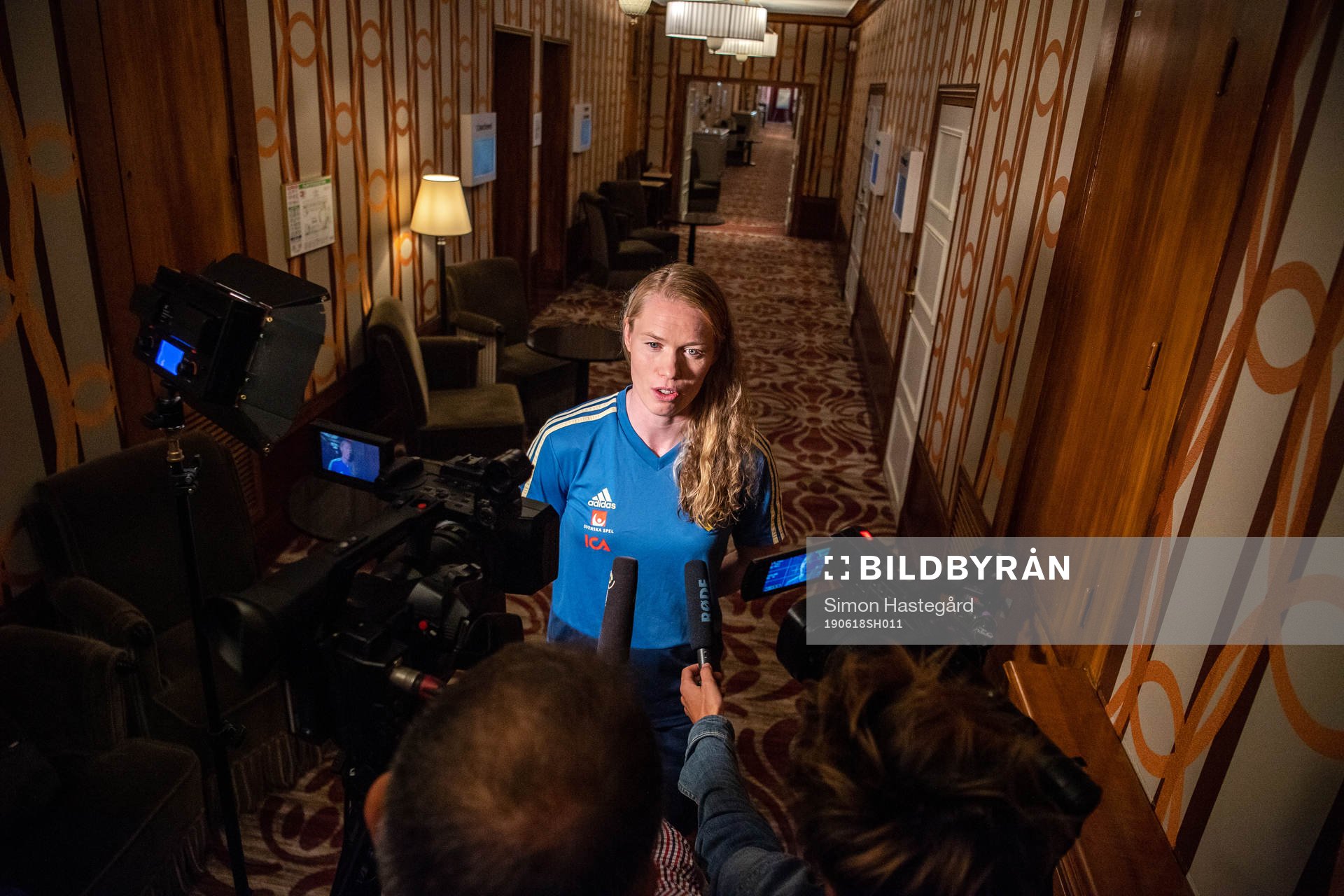 Goalkeeper Hedvig Lindahl of Sweden