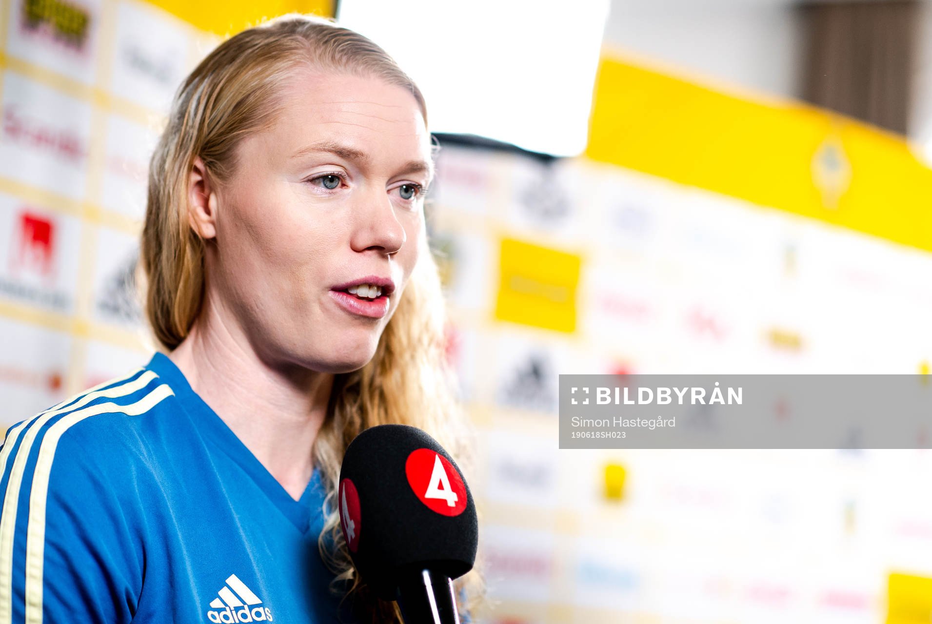 Goalkeeper Hedvig Lindahl of Sweden