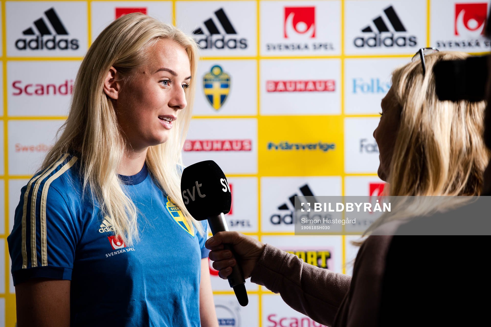 Stina Blackstenius of Sweden