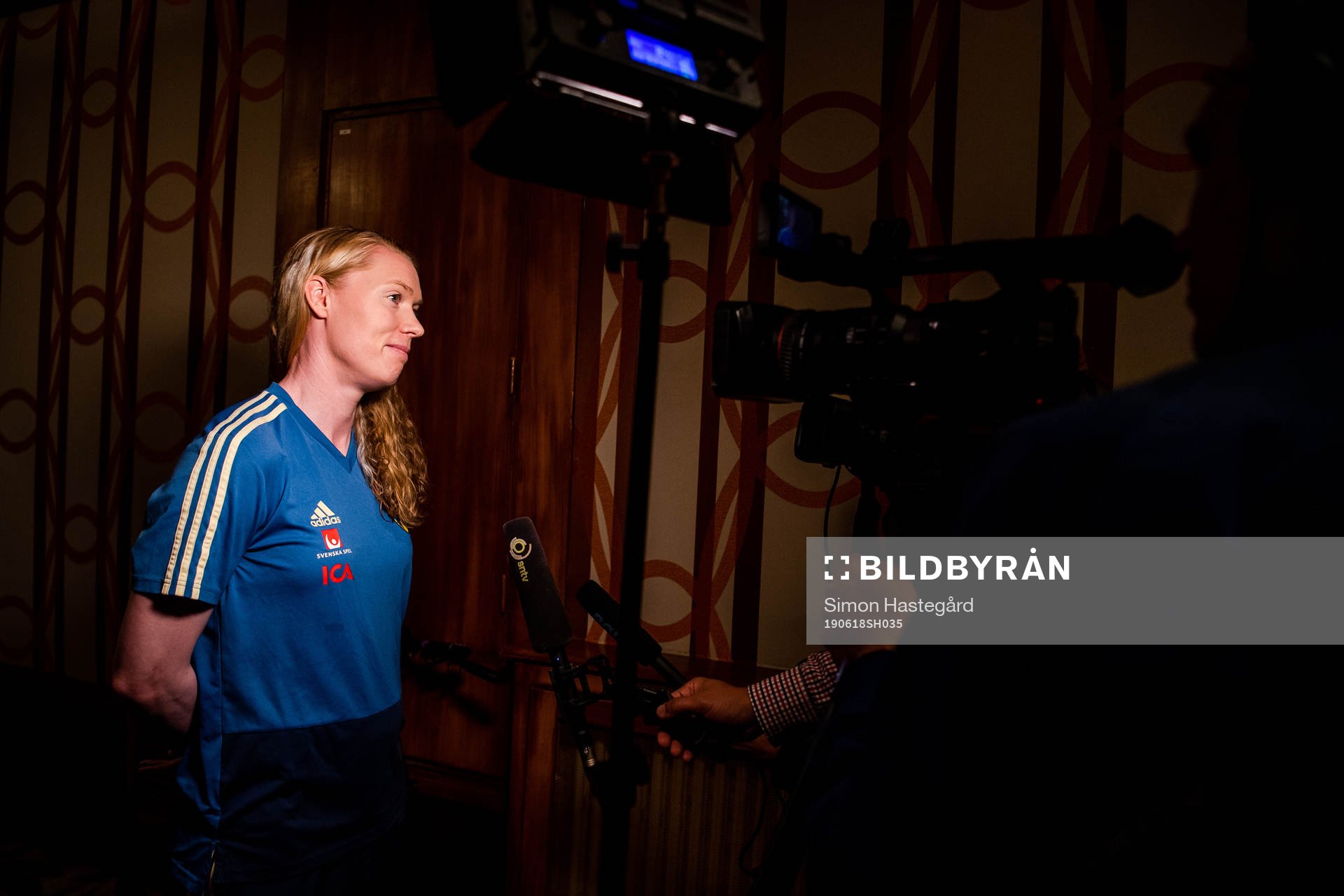 Goalkeeper Hedvig Lindahl of Sweden