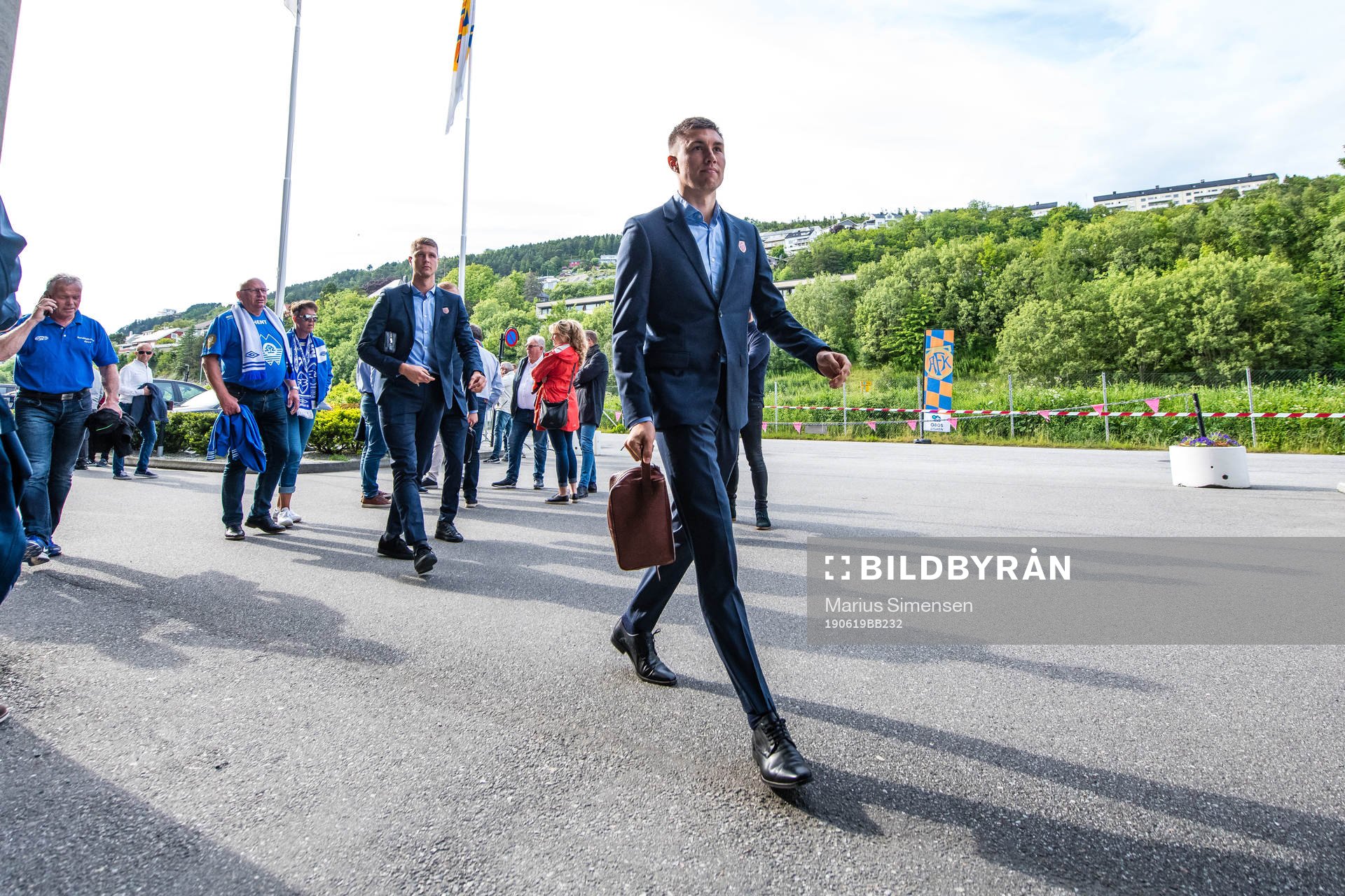 Daniel Leo Gretarsson Schmidt of Aalesund arrives