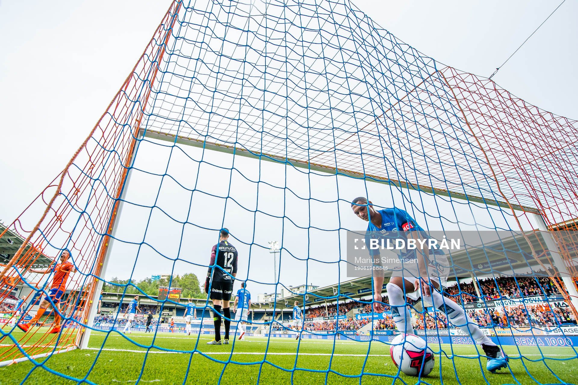 Lunan Ruben Gabrielsen of Molde during the cup match between Aalesund and Molde on June 19, 2019 in Ålesund.