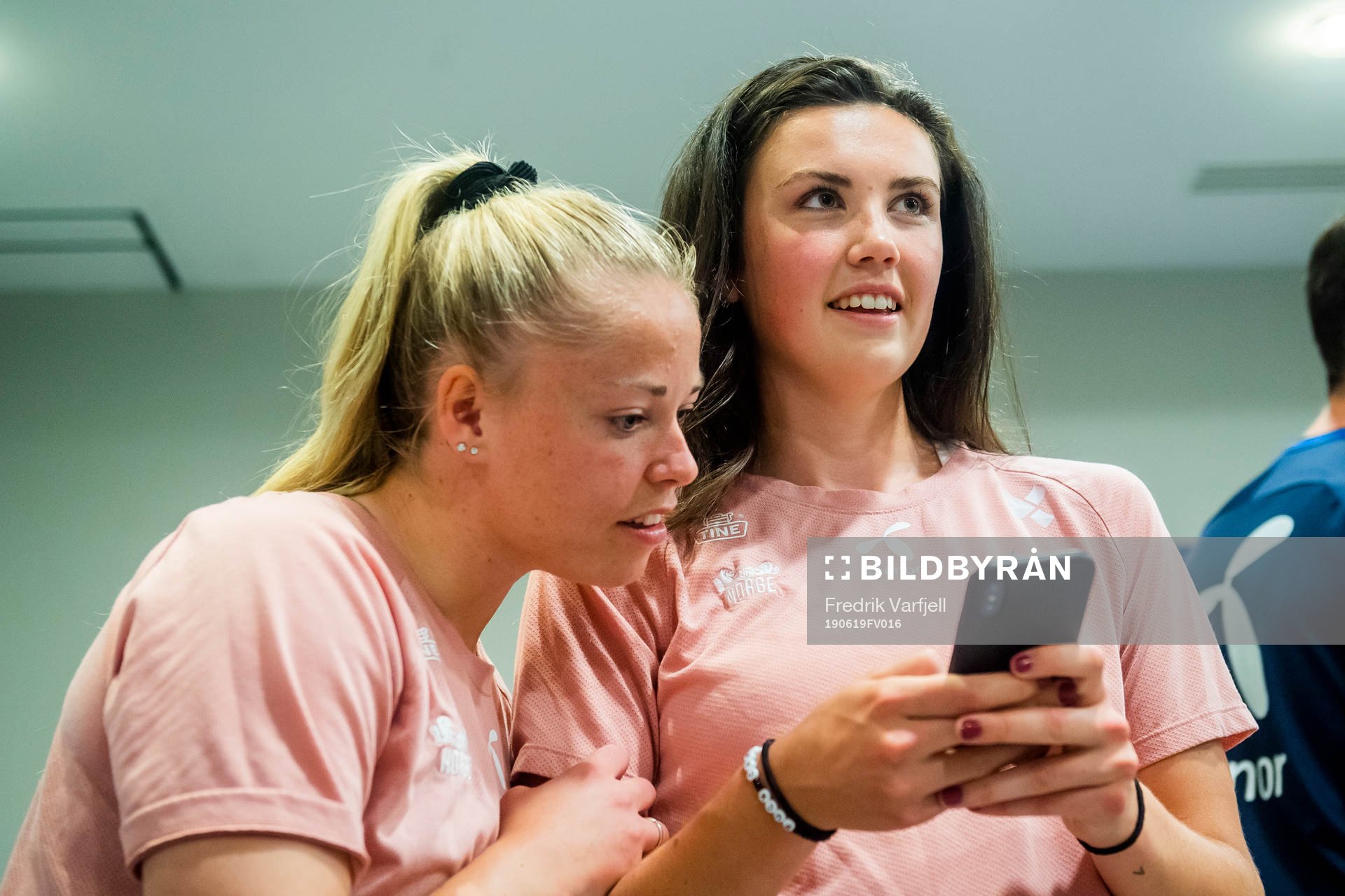 Therese Sessy Åsland and Ingrid Syrstad Engen of Norway