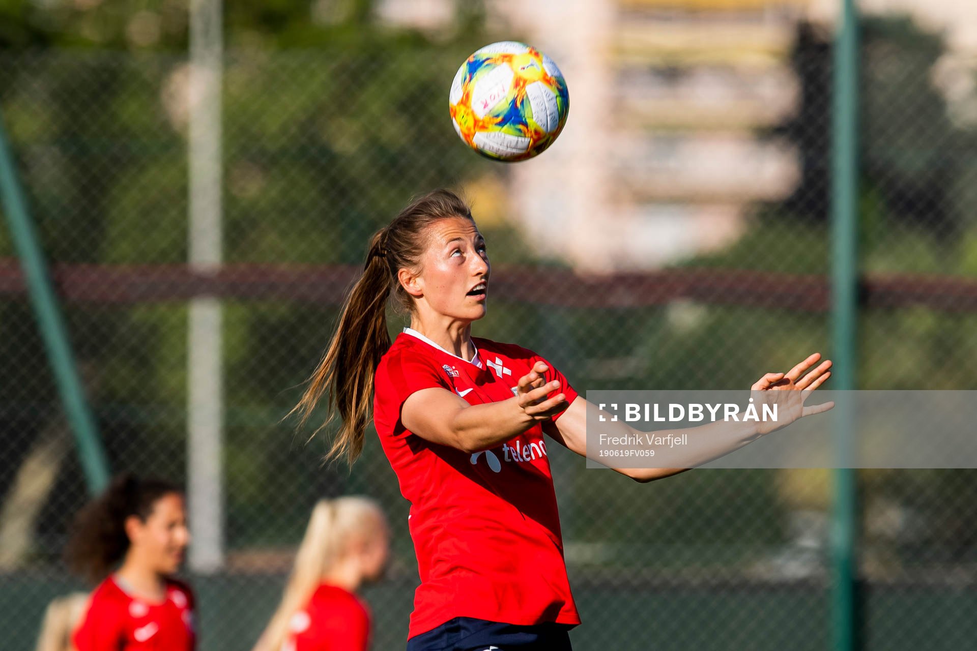 Goalkeeper Cecilie Hauståker Fiskerstrand of Norway