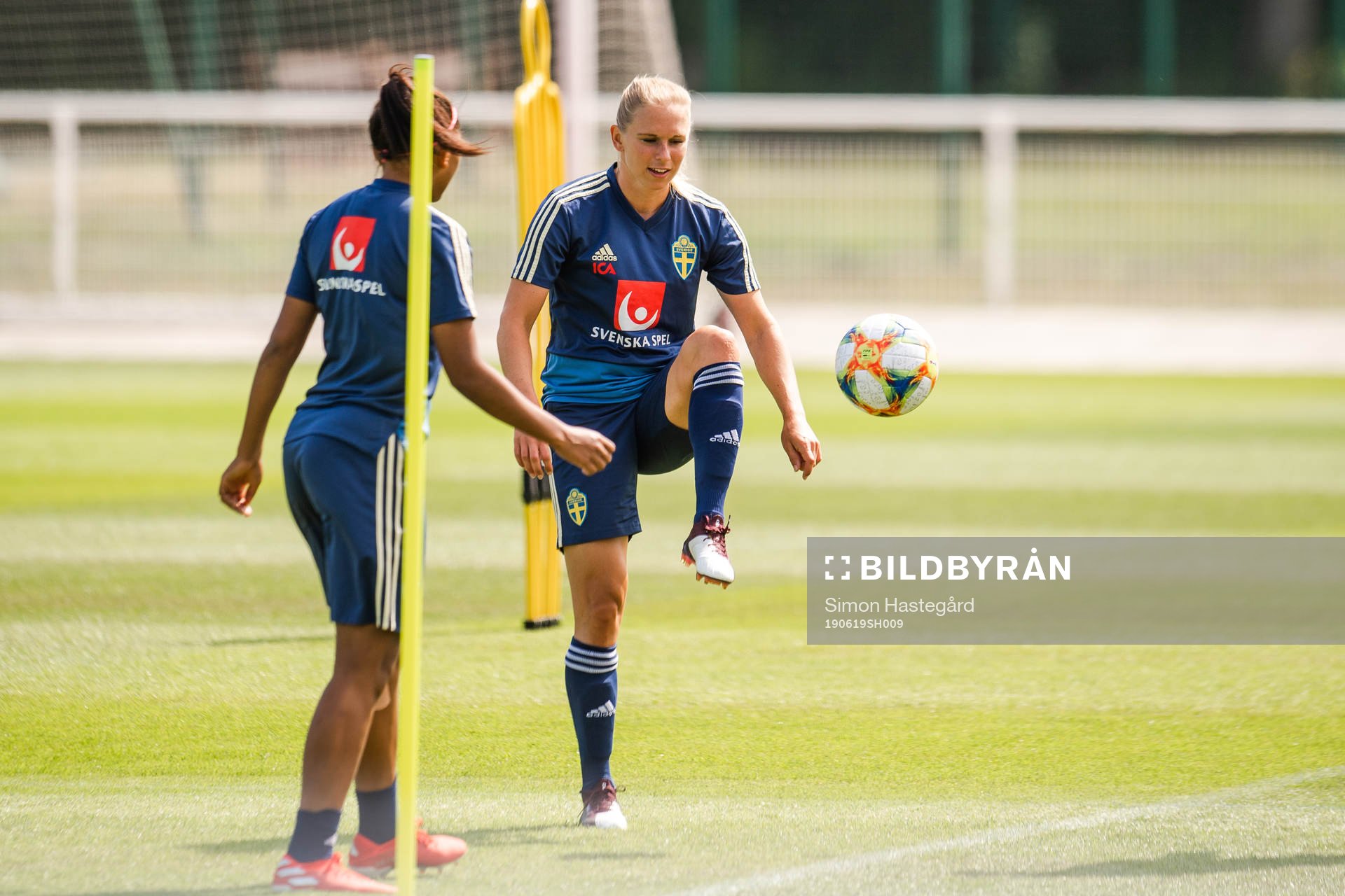 Madelen Janogy and Jonna Andersson of Sweden