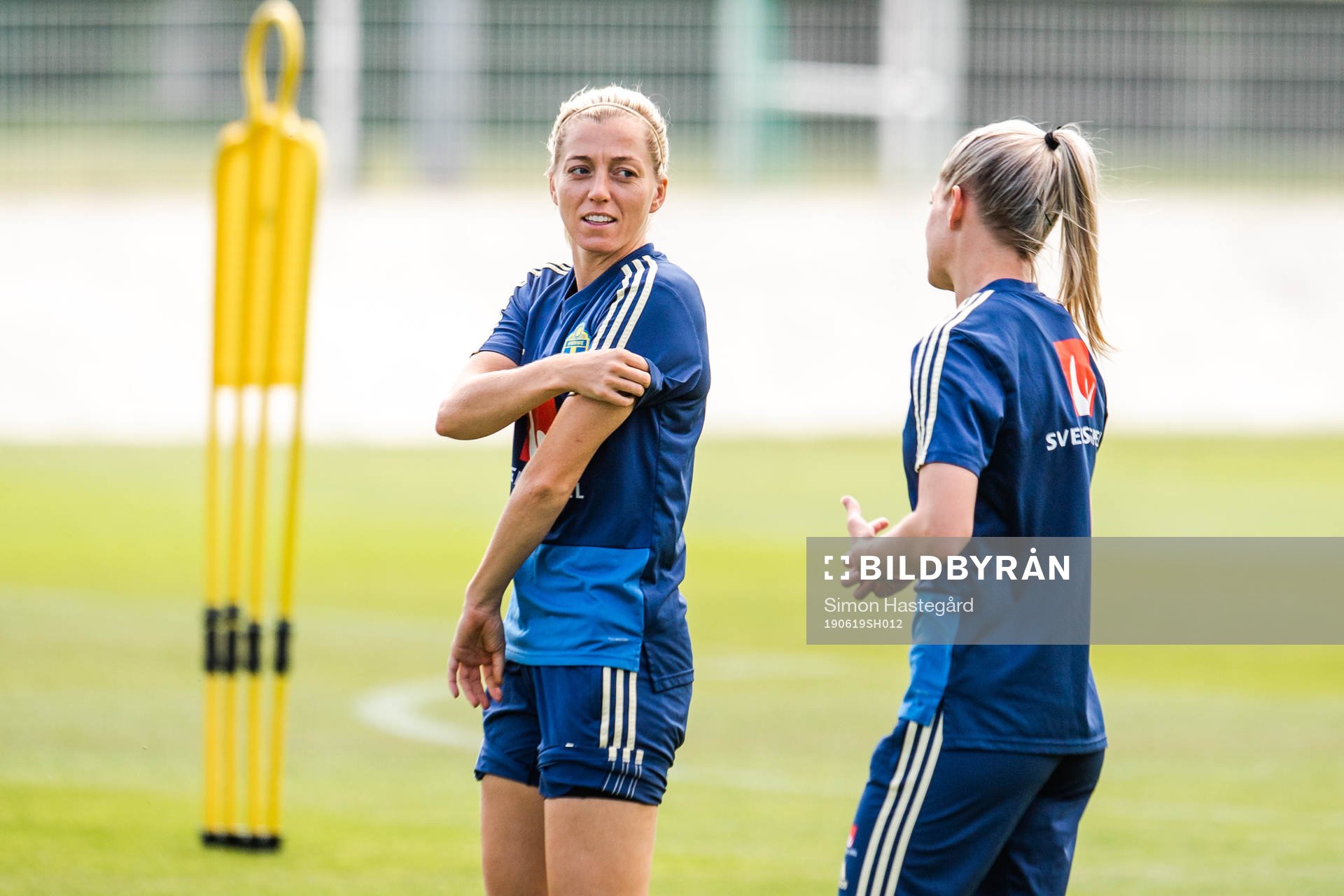 Linda Sembrant and Olivia Schough of Sweden