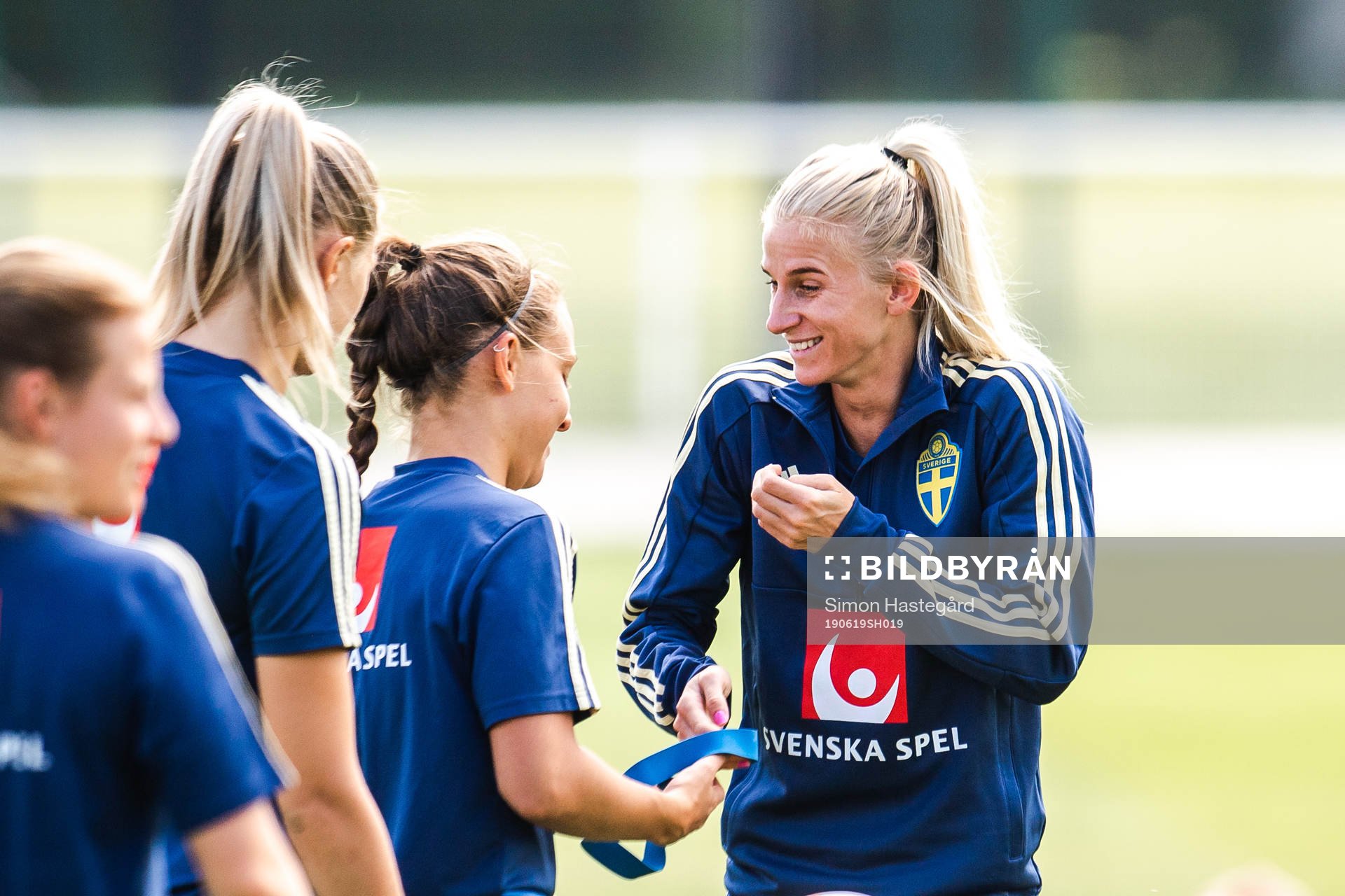 Fridolina Rolfö , Julia Zigiotti Olme and Sofia Jakobsson