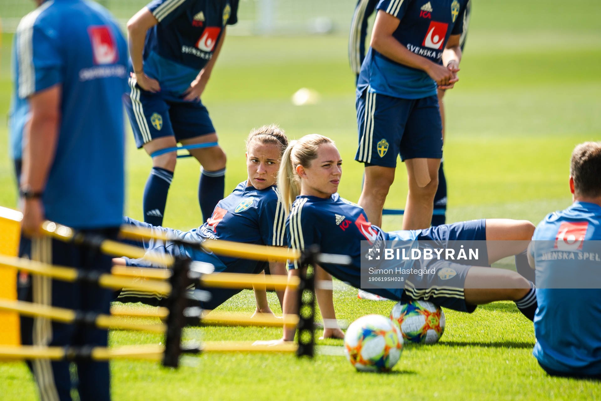 Julia Zigiotti Olme and Elin Rubensson of Sweden