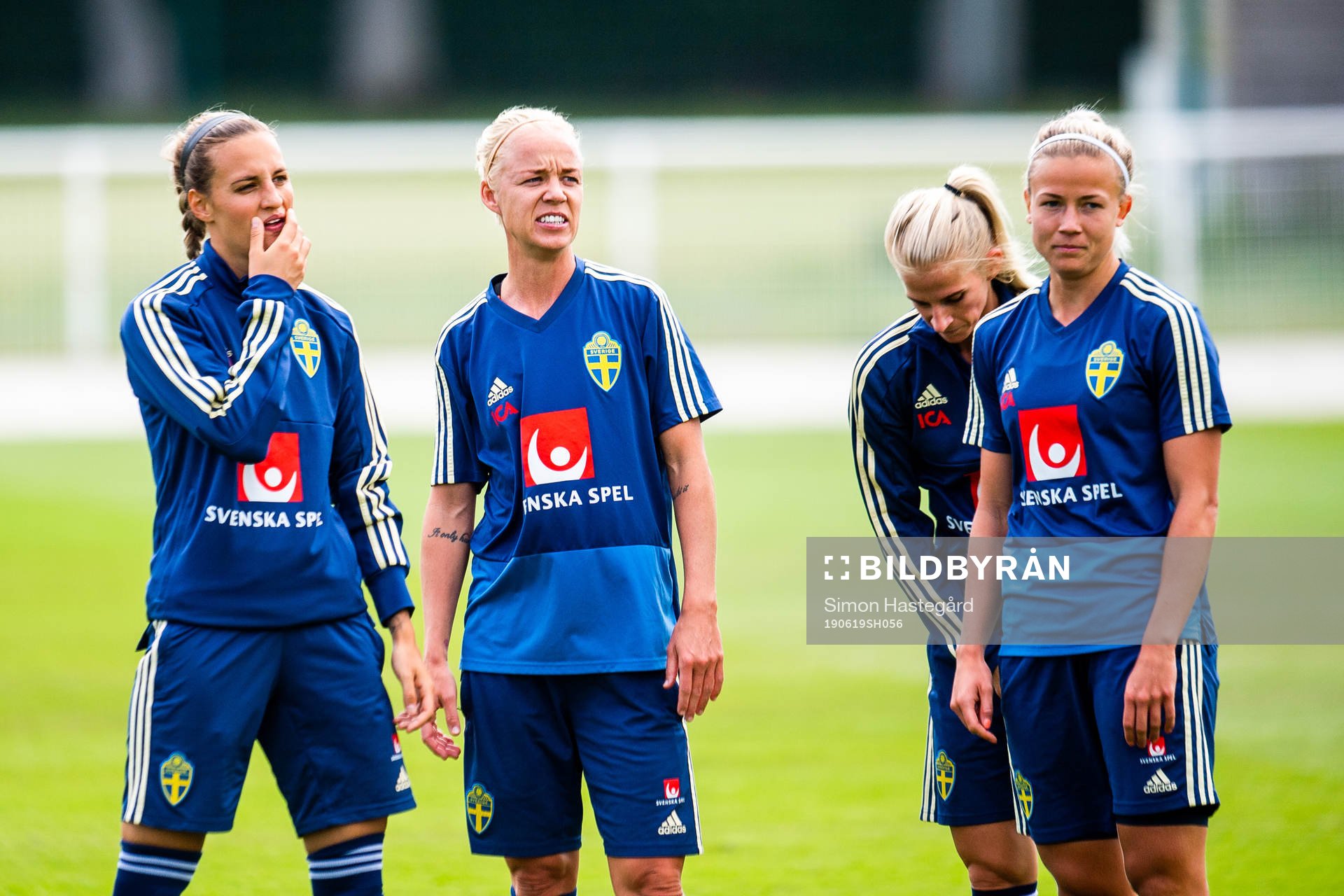 Nathalie Björn , Caroline Seger , Sofia Jakobsson and