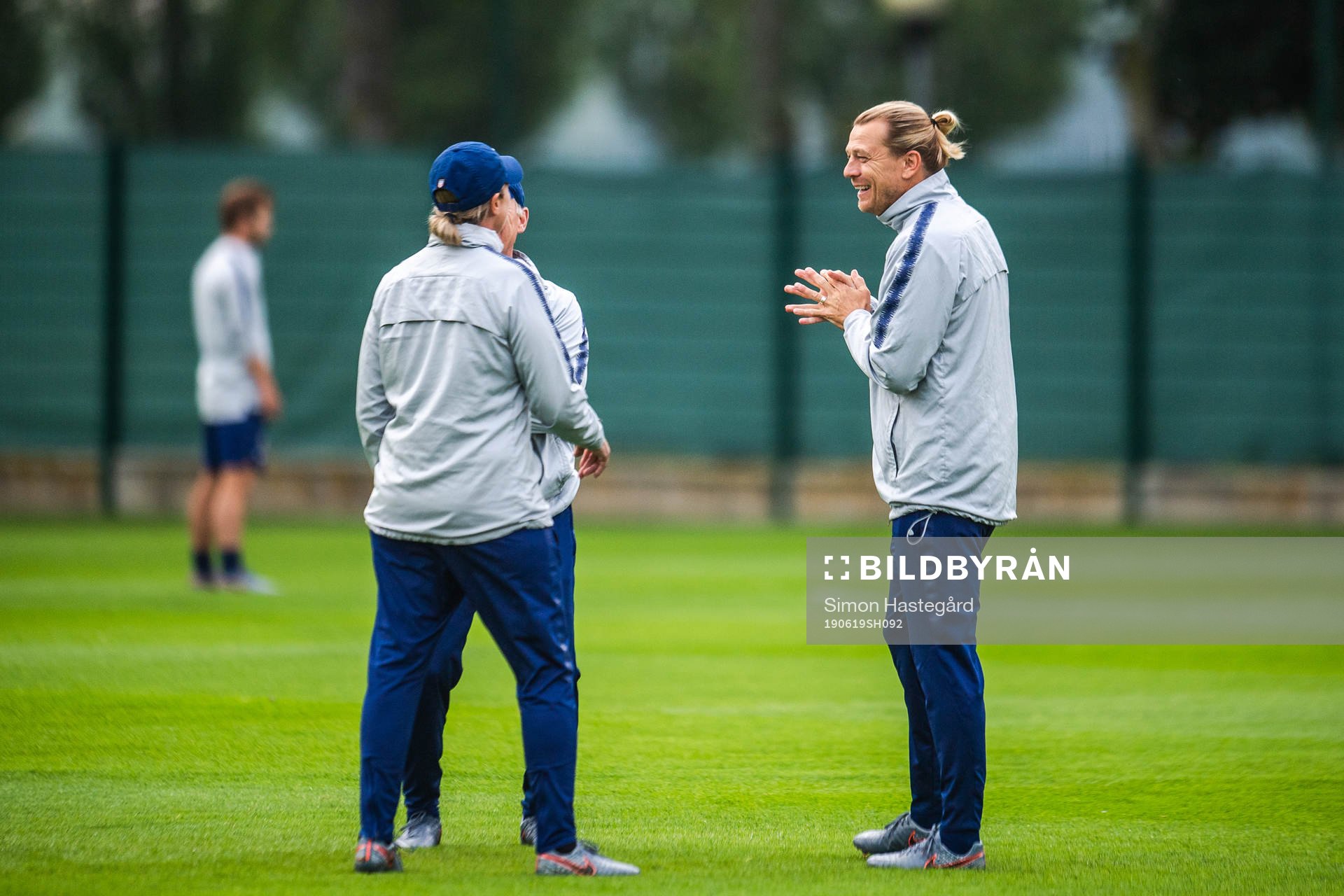 Jillian Ellis, head coach and assistant coach Tony