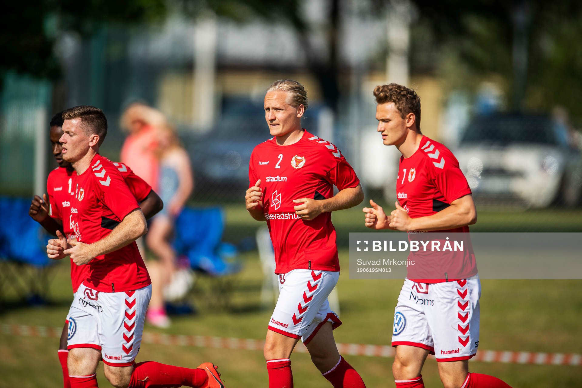 Kalmars Victor Agardius, Henrik Löfkvist och Piotr
