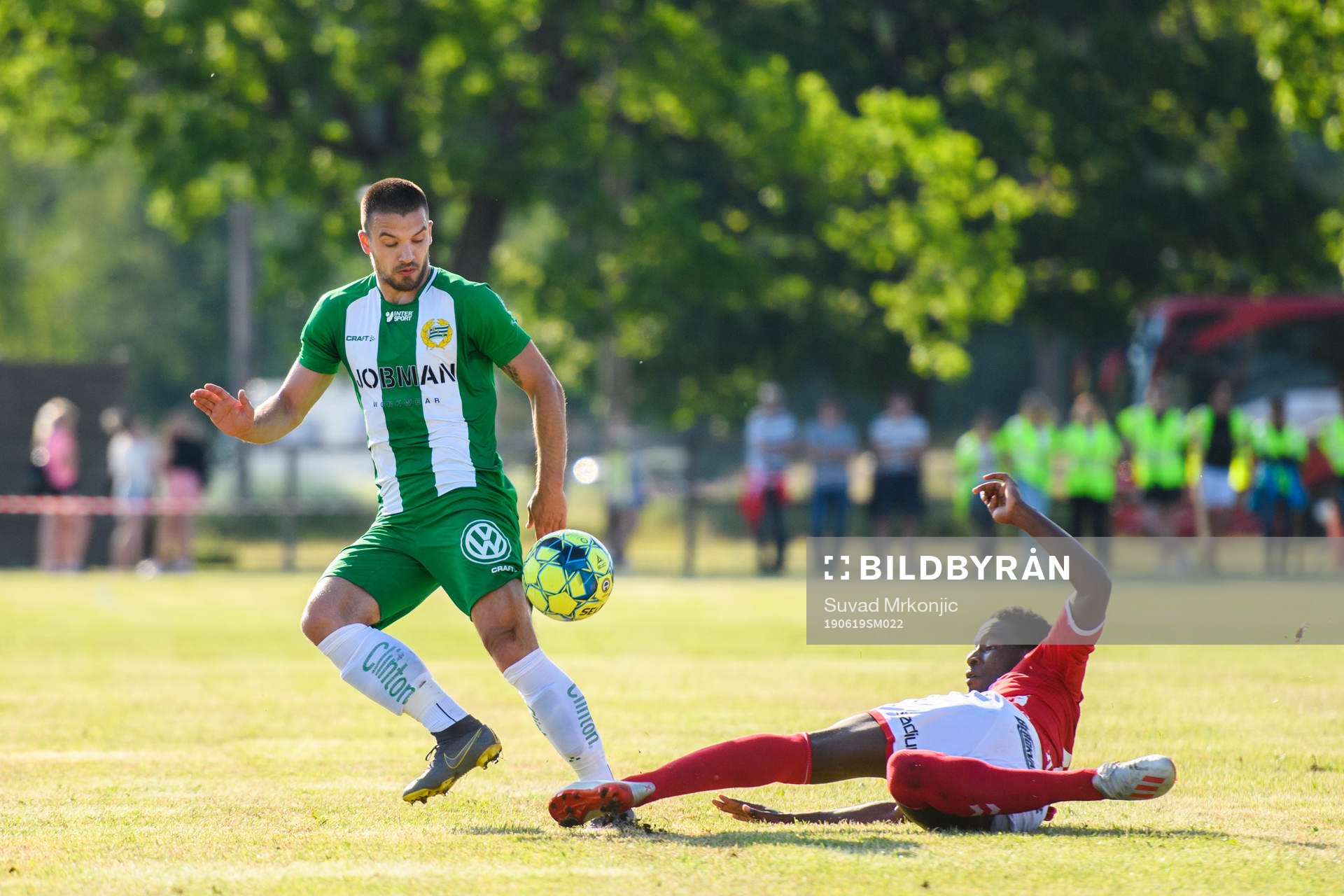 Hammarbys Vladimir Rodic och Kalmars York Rafael