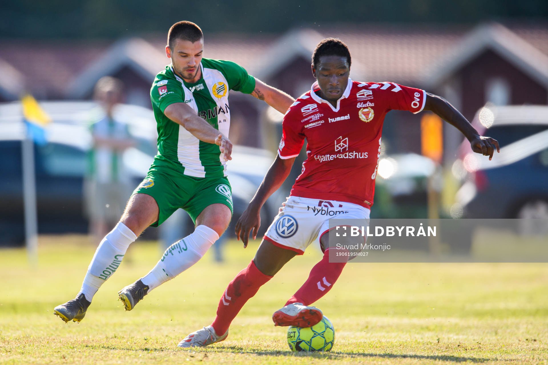 Hammarbys Vladimir Rodic och Kalmars York Rafael