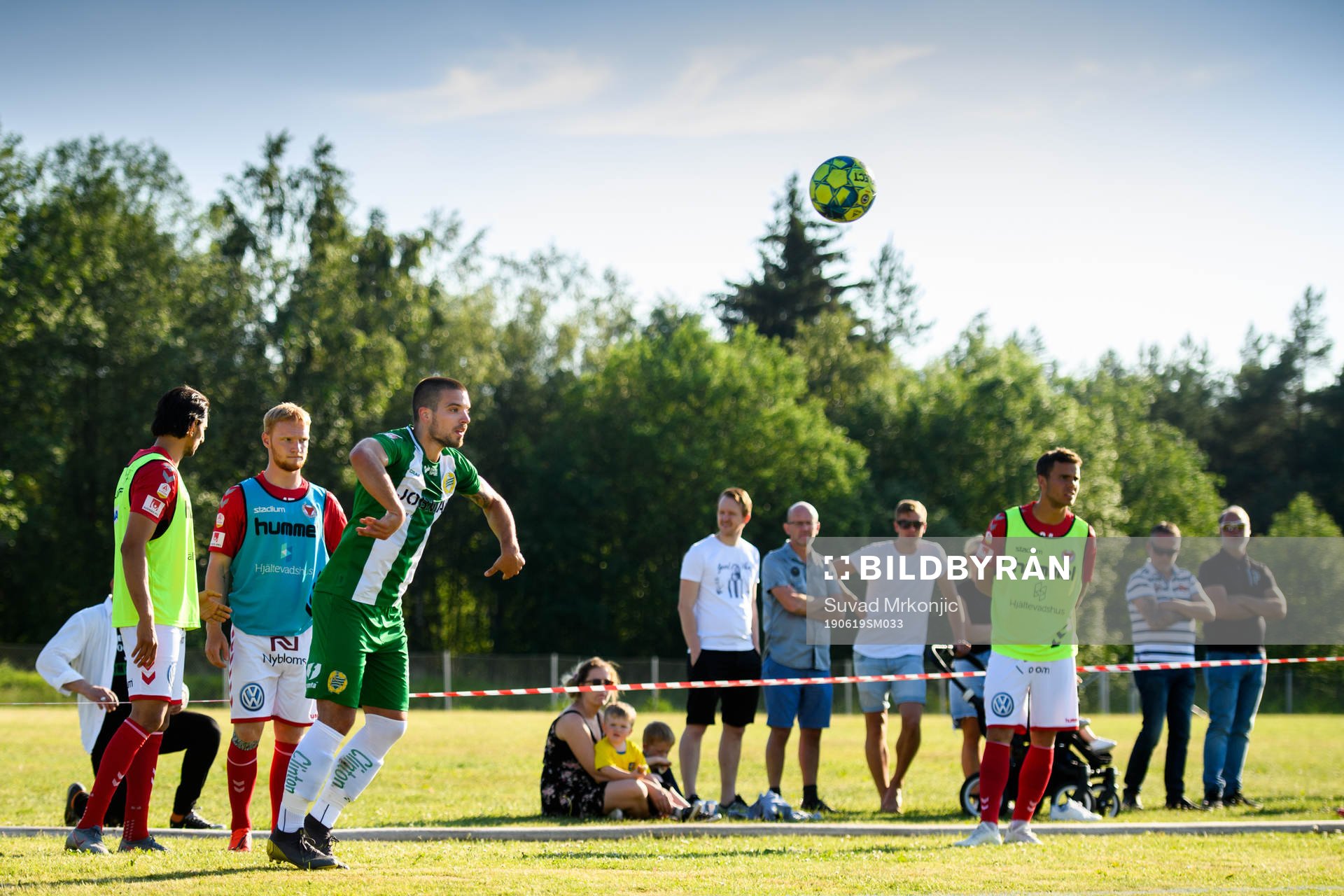 Hammarbys Vladimir Rodic med ett inkast