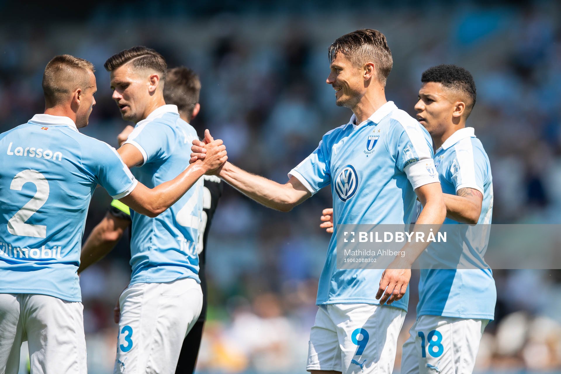 Malmö FFs Markus Rosenberg jublar