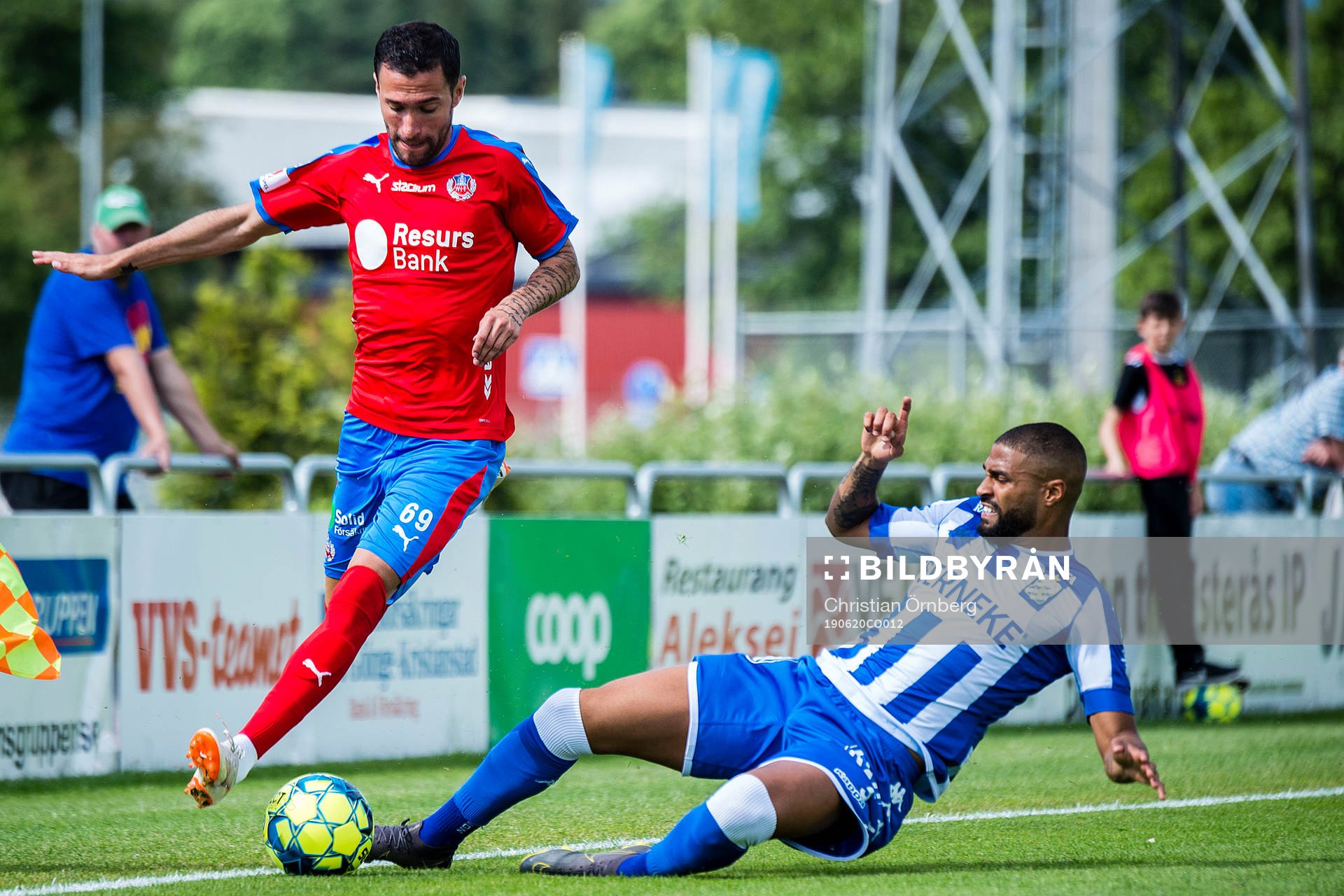 Helsingborgs David Boysen och IFK Göteborgs Kristopher Da