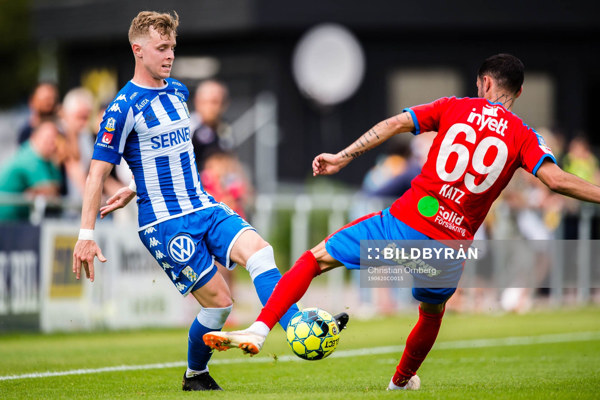 IFK Göteborgs Victor Wernersson och Helsingborgs David