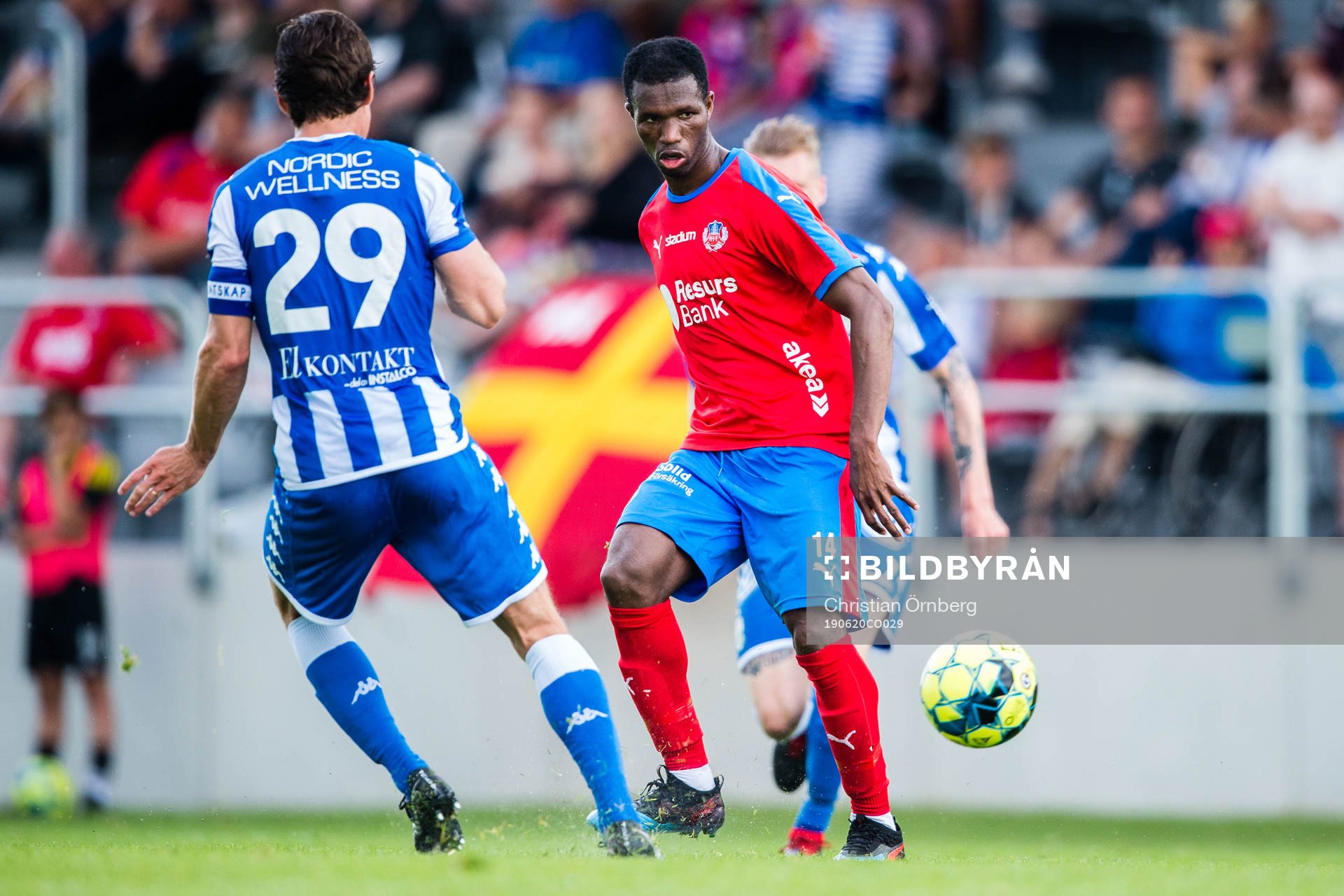 IFK Göteborgs Lasse Vibe och Helsingborgs Mohammed