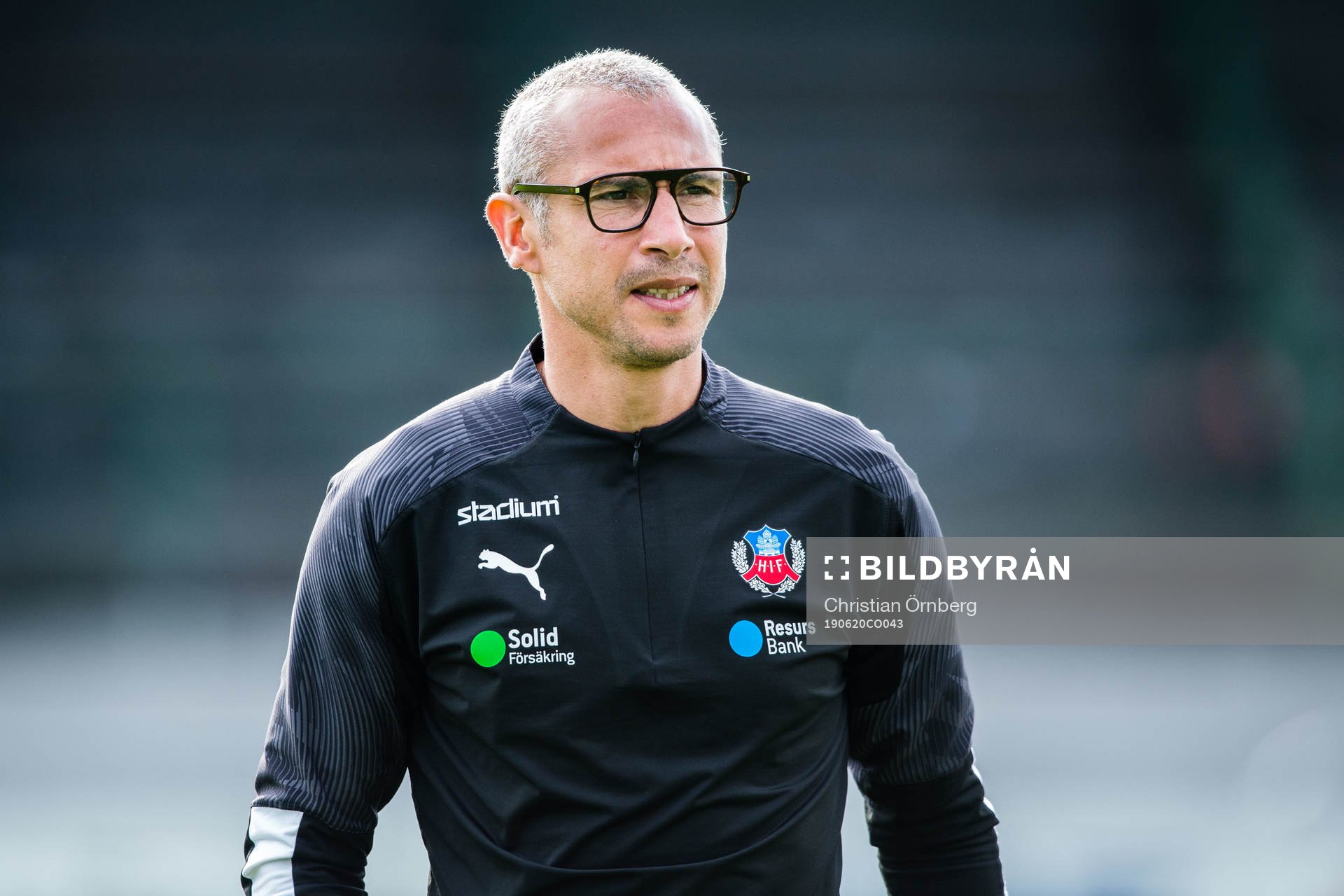 Helsingborgs tränare Henrik Larsson deppar