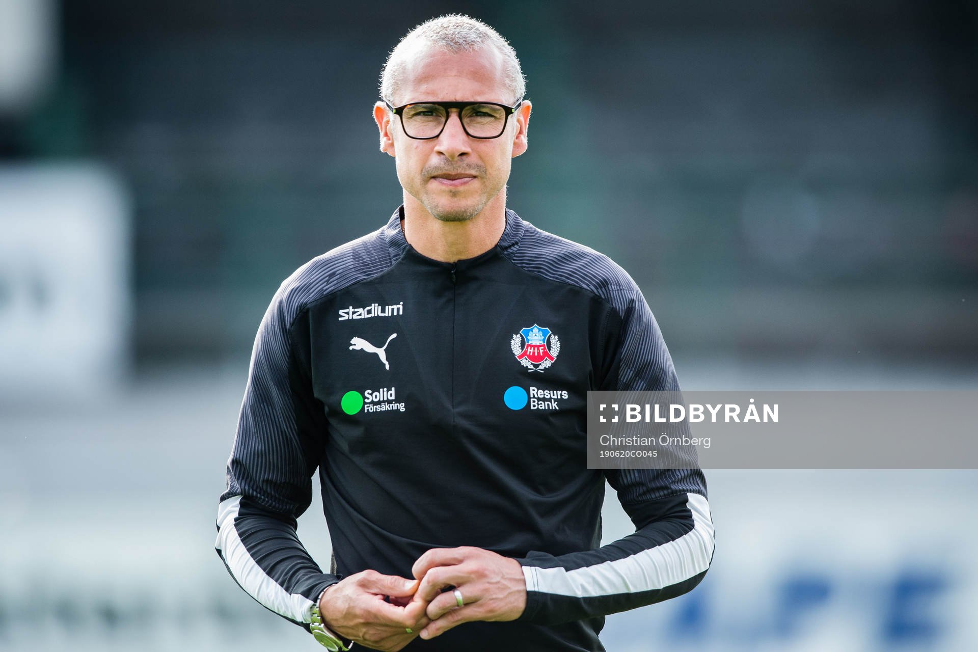 Helsingborgs tränare Henrik Larsson deppar