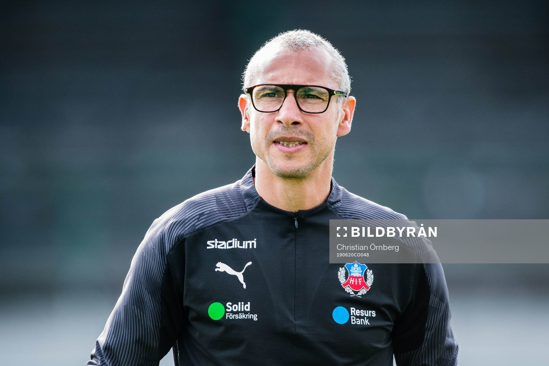 Helsingborgs tränare Henrik Larsson deppar