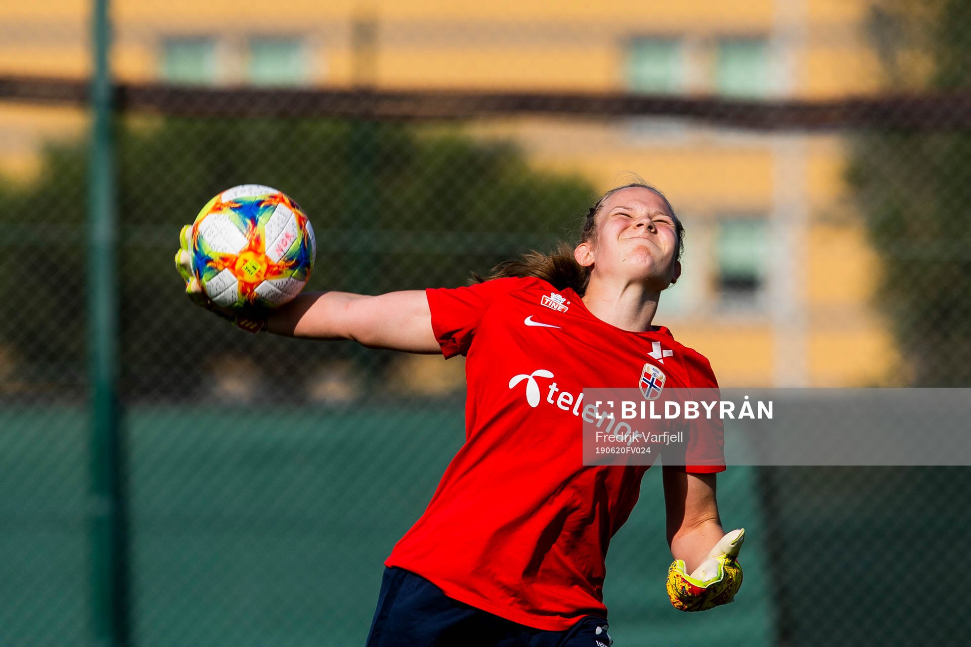 Goalkeeper Oda Maria Hove Bogstad of Norway