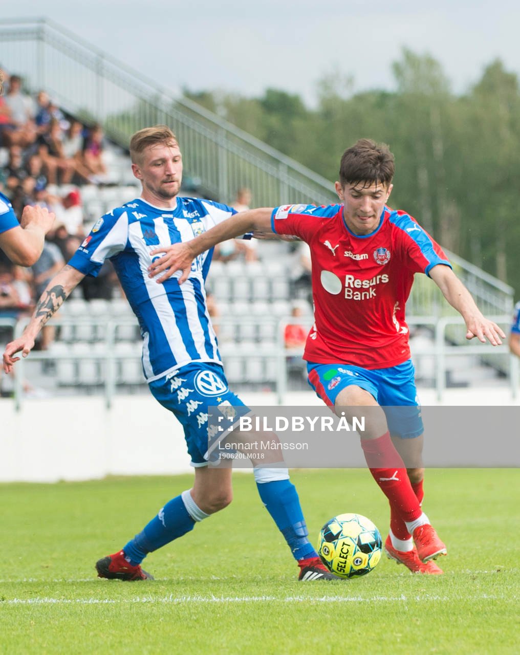 Helsingborgs Armin Gigovic i träningsmatchen mellan