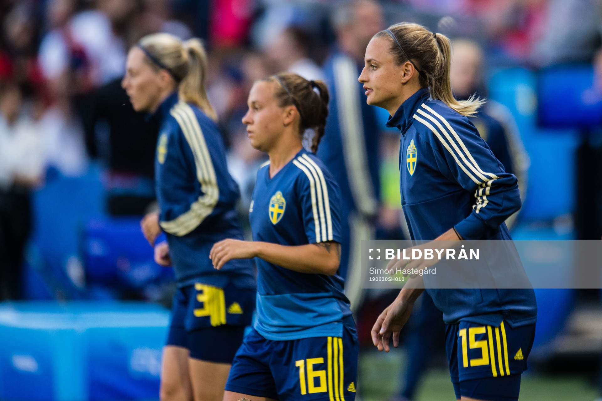 Nathalie Björn and Julia Zigiotti Olme of Sweden