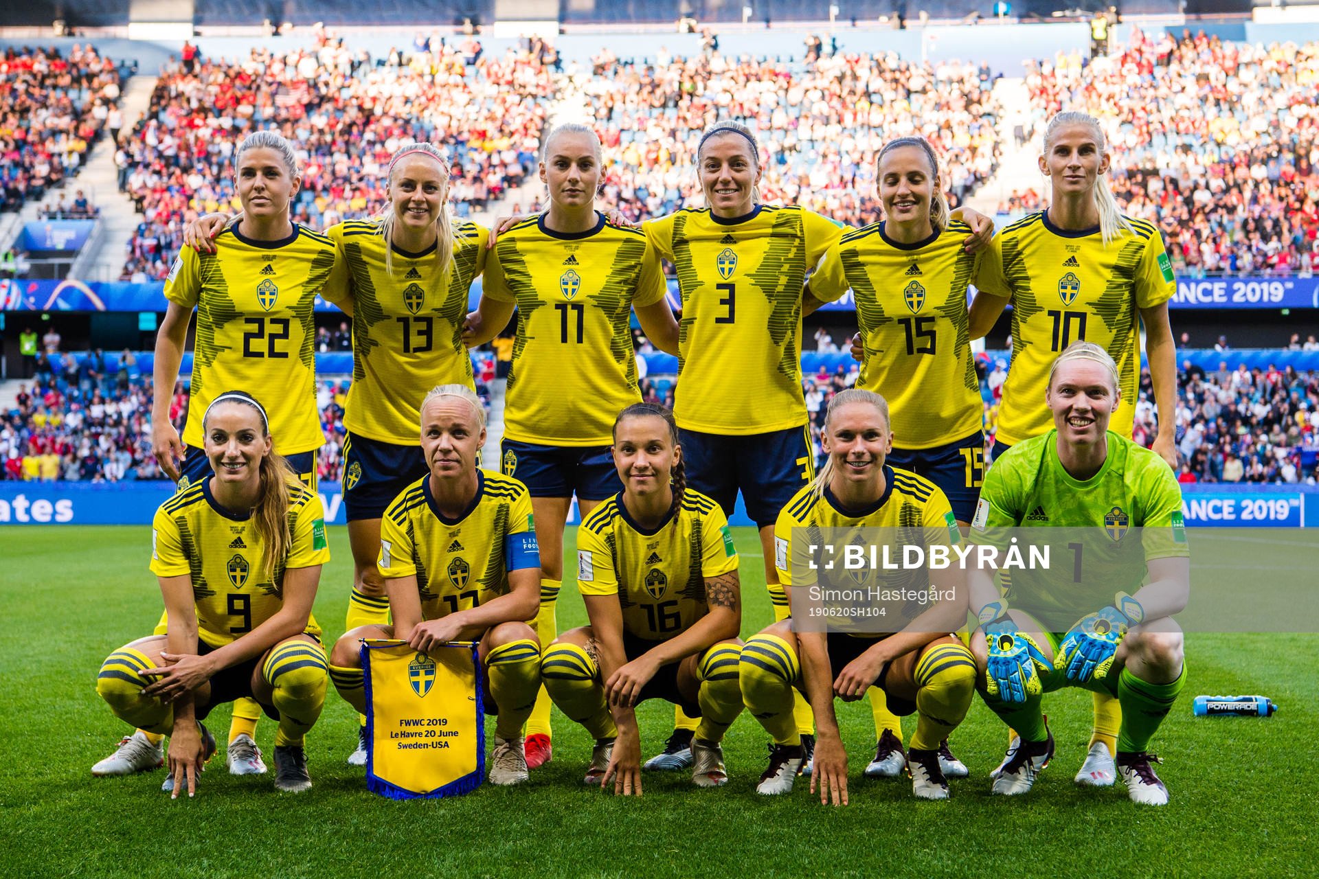 Olivia Schough, Amanda Ilestedt, Stina Blackstenius, Linda