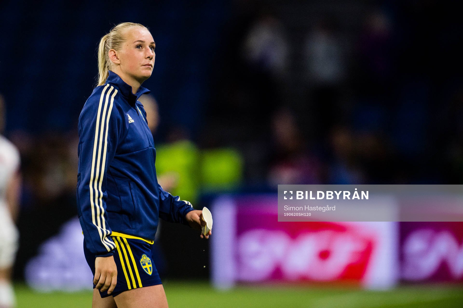 Stina Blackstenius of Sweden looks dejected