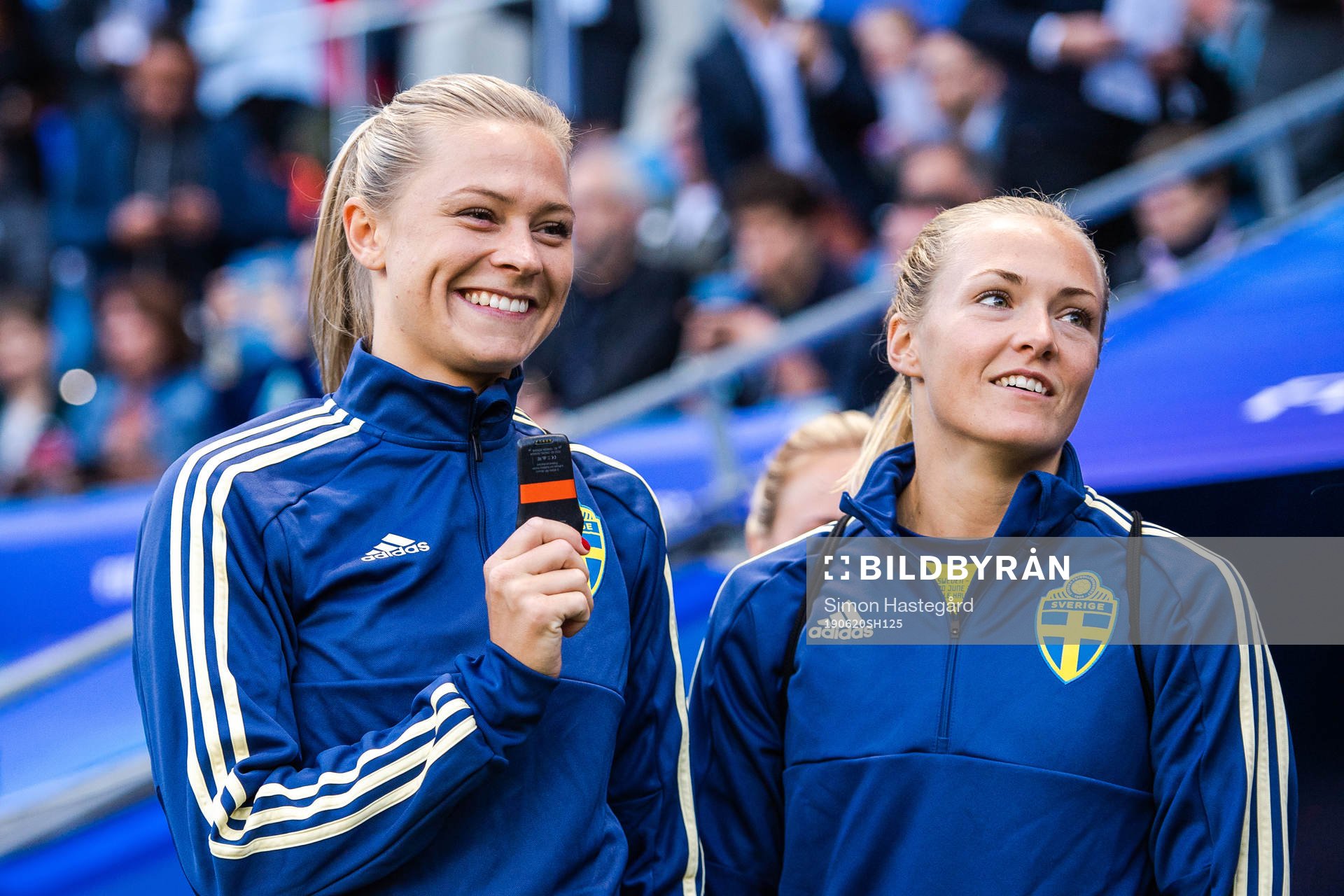 Fridolina Rolfö and Magdalena Eriksson of Sweden