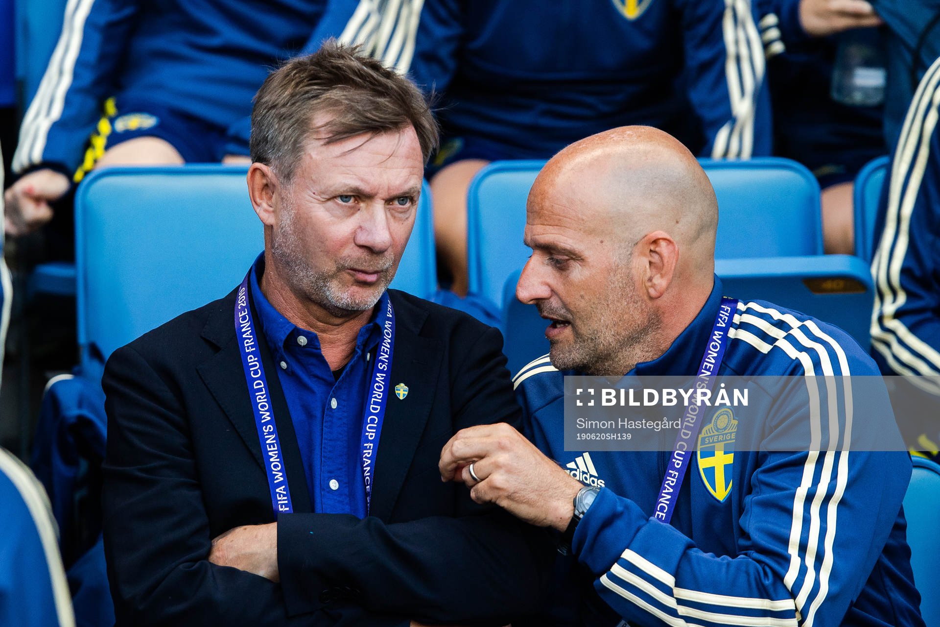 Peter Gerhardsson, Head coach and Magnus Wikman, assistant