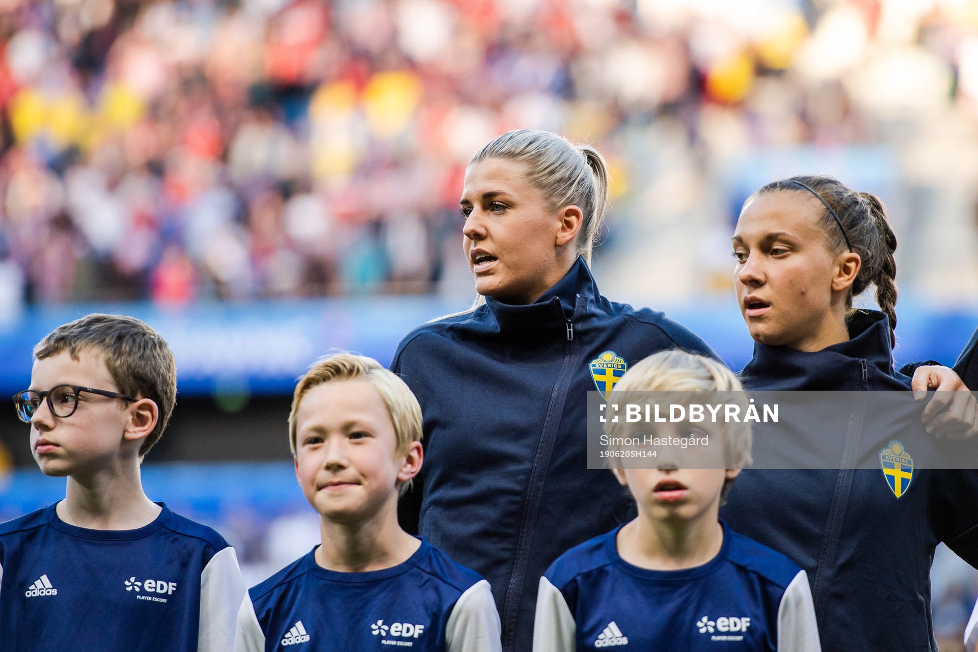Olivia Schough and Julia Zigiotti Olme of Sweden