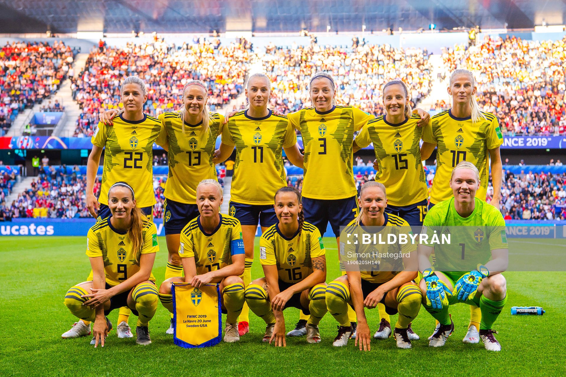 Starting eleven of Sweden