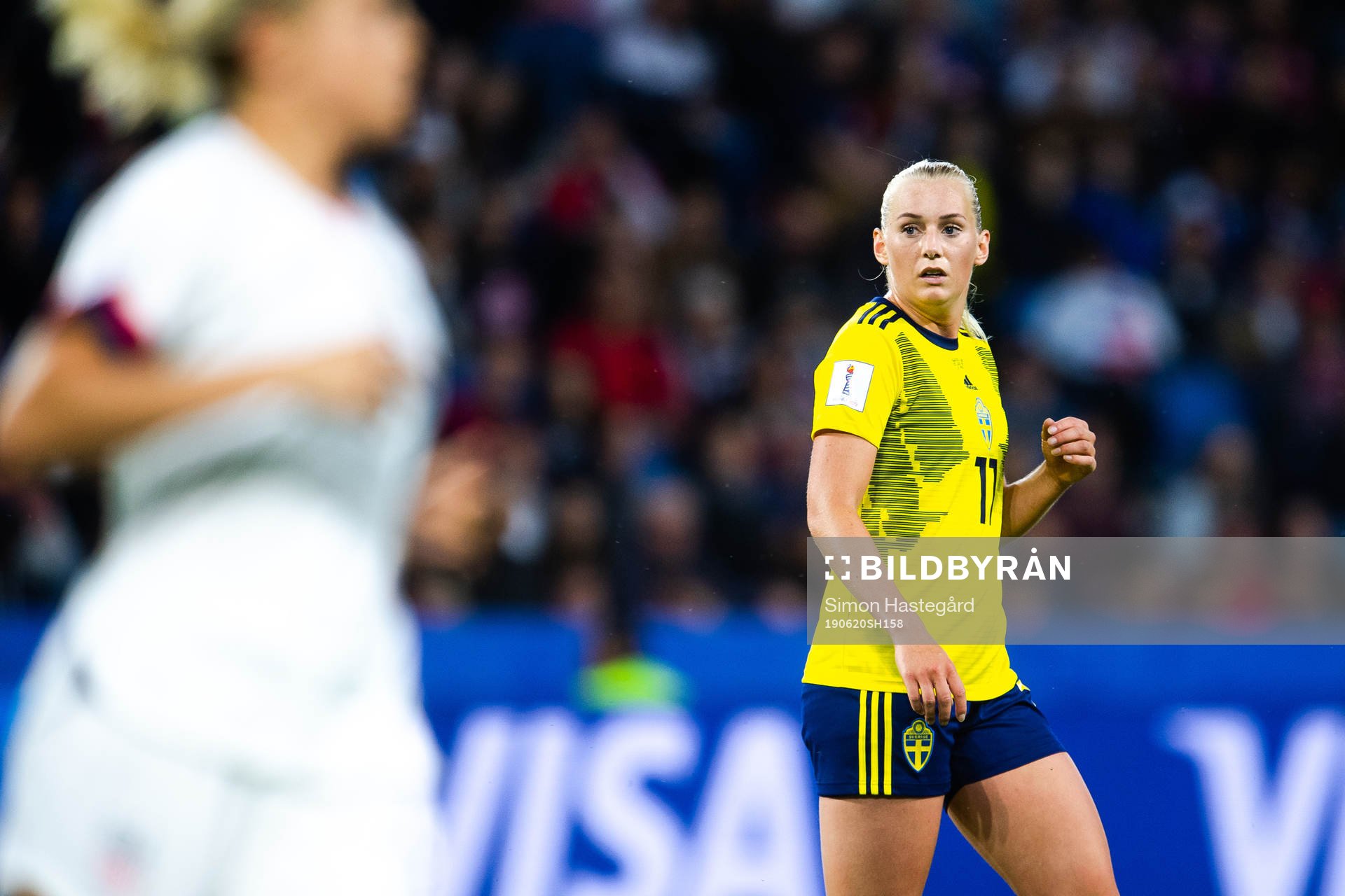 Stina Blackstenius of Sweden