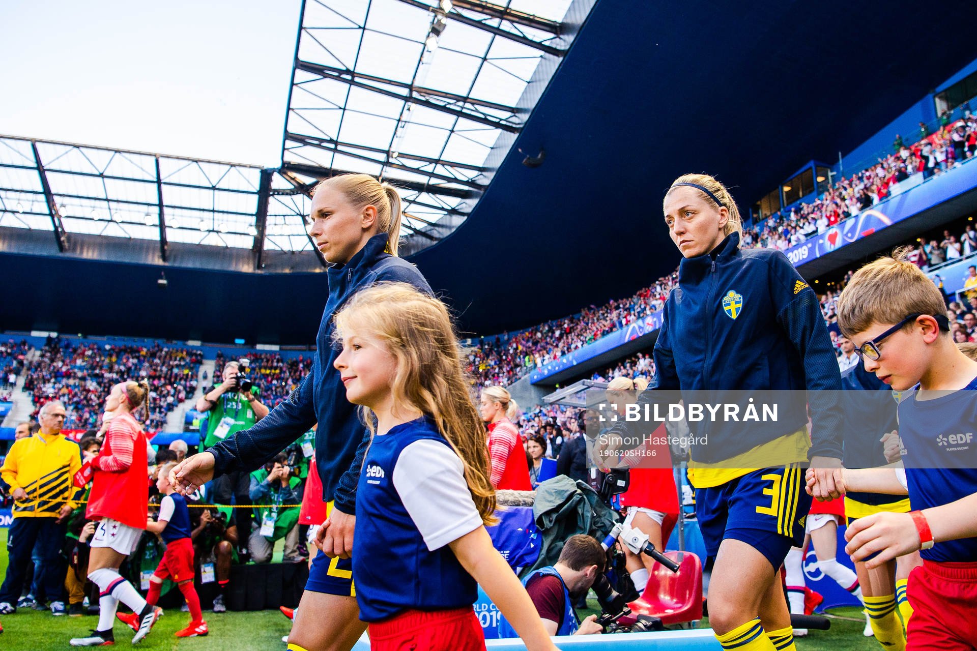 Jonna Andersson and Linda Sembrant of Sweden