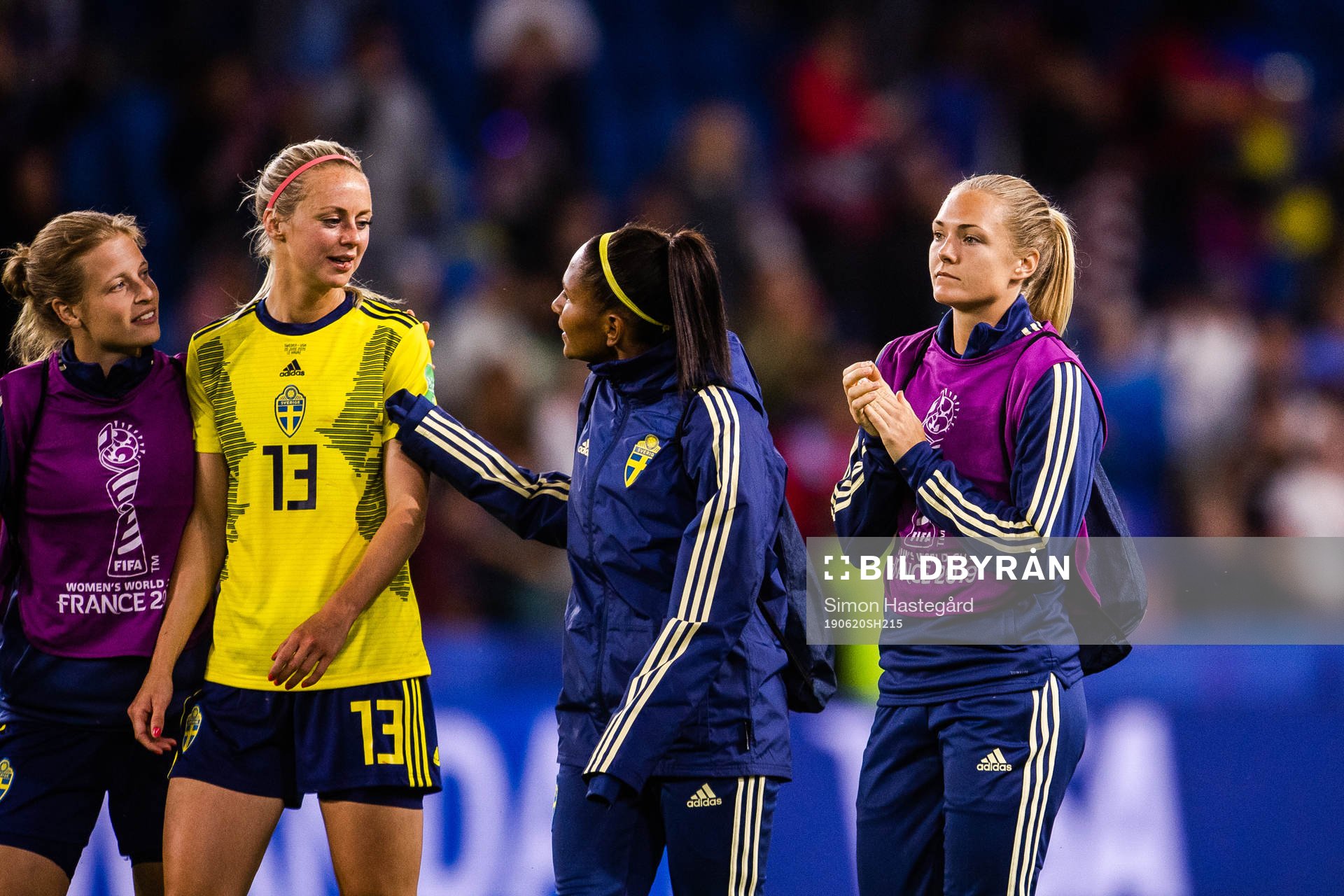 Anna Anvegård , Amanda Ilestedt , Madelen Janogy and