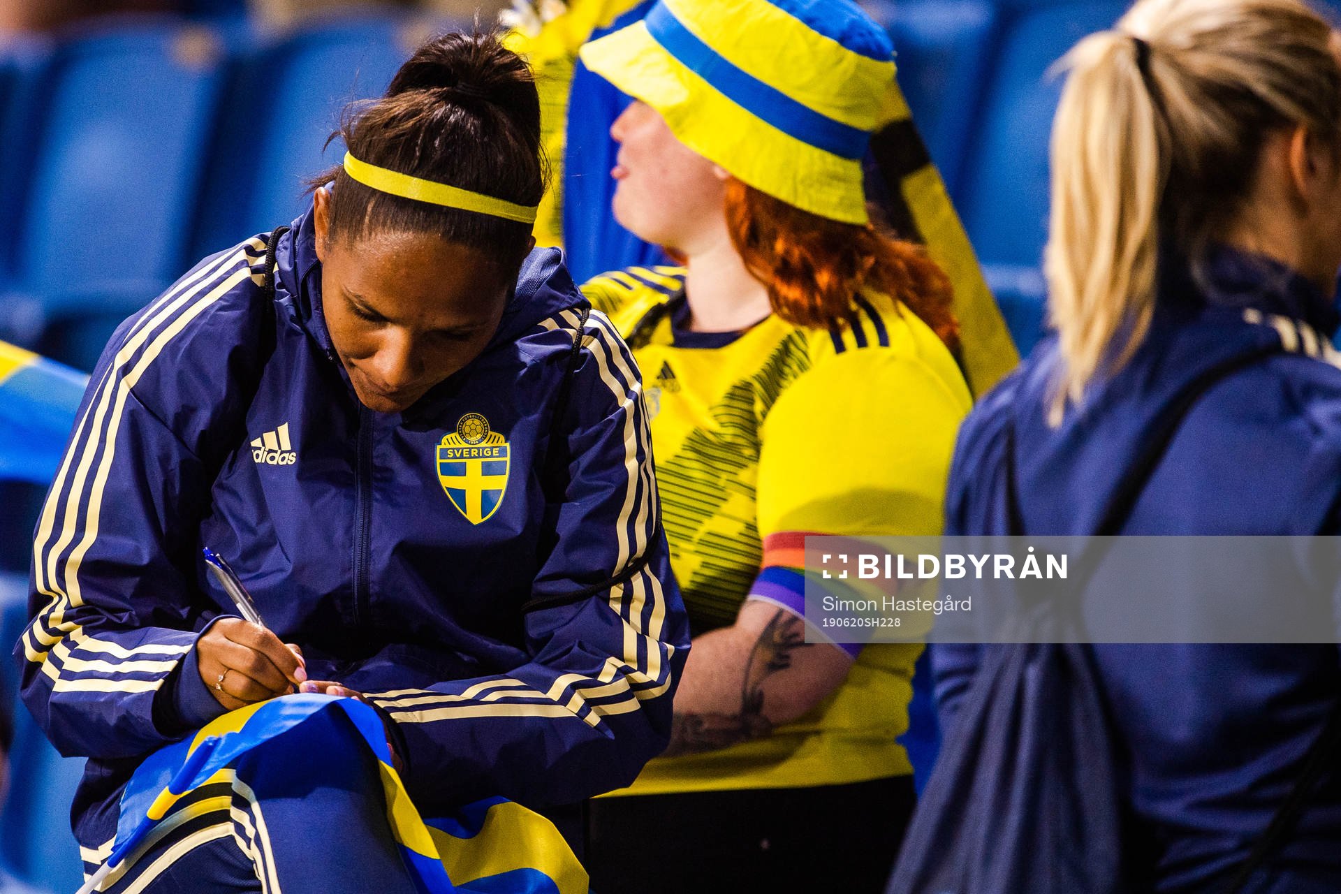  Madelen Janogy of Sweden after the FIFA Women's World Cup match between Sweden and USA on June 20, 2019 in Le Havre.