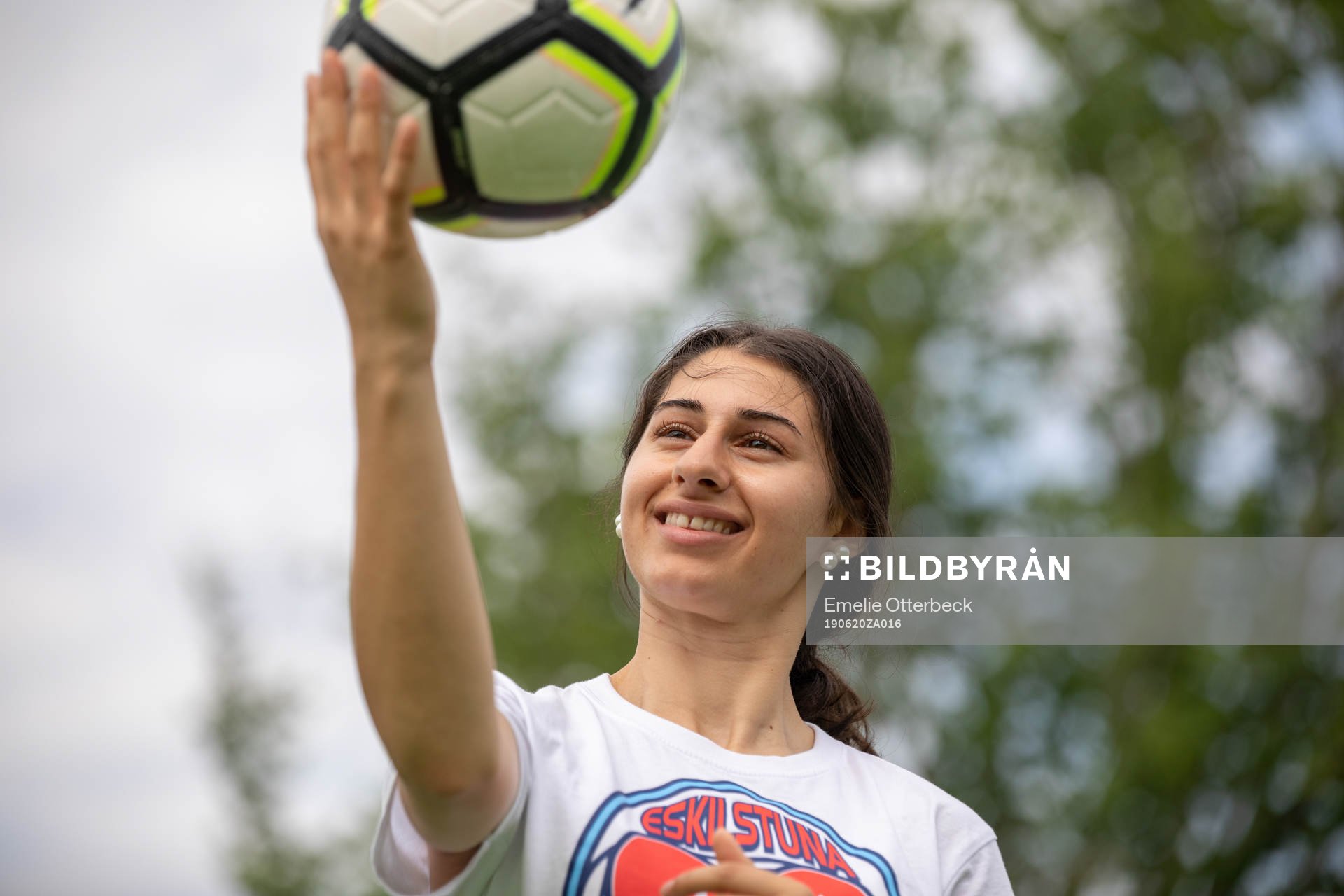 Firmesk Kakai på Eskilstuna Uniteds sommarlovsfotboll
