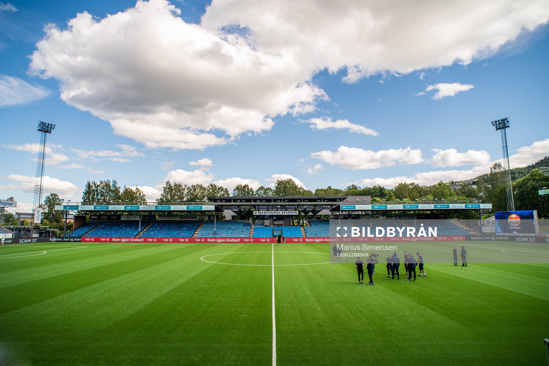General view of Marienlyst Stadion