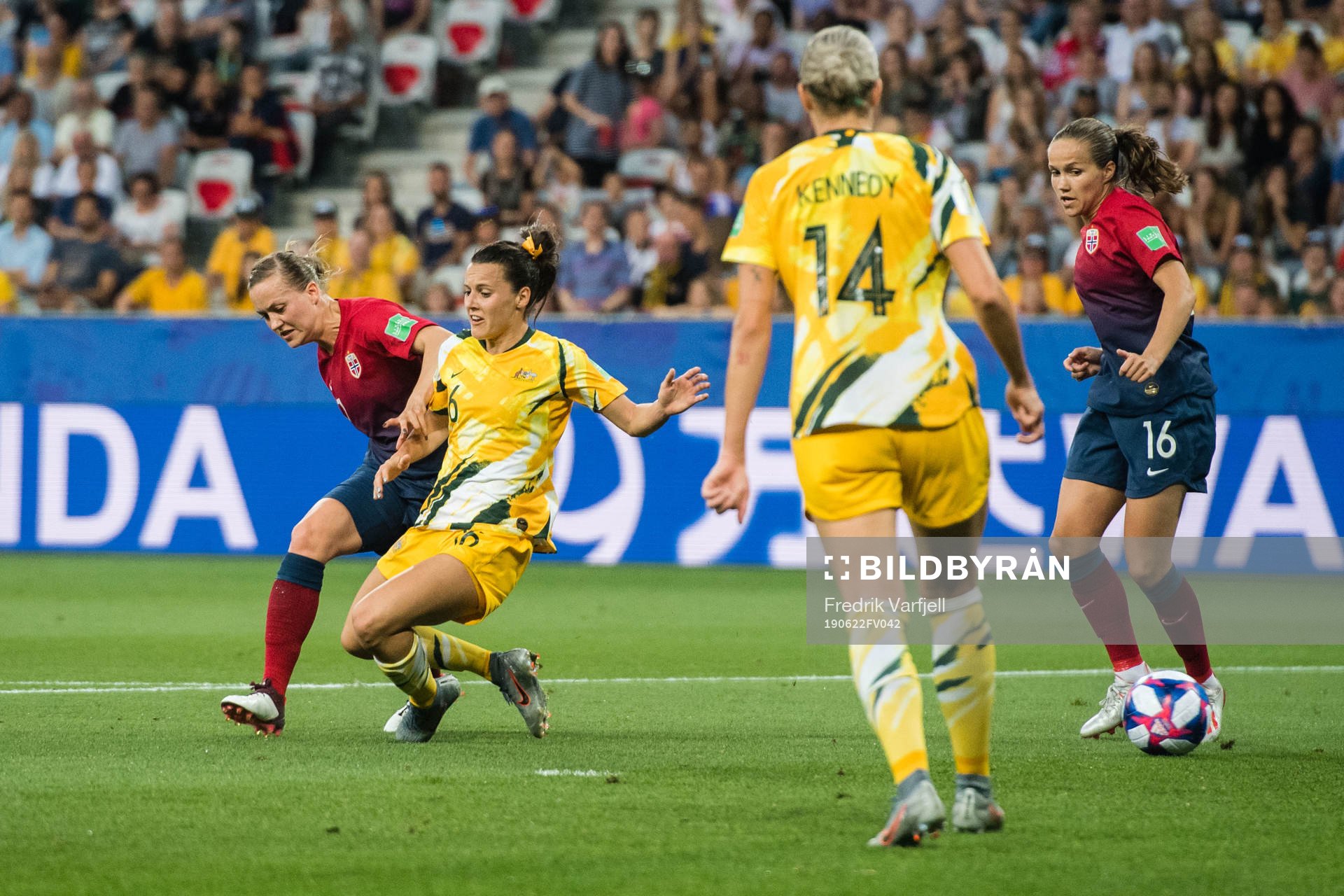 Kristine Minde and Guro Reiten of Norway and Chloe Logarzo