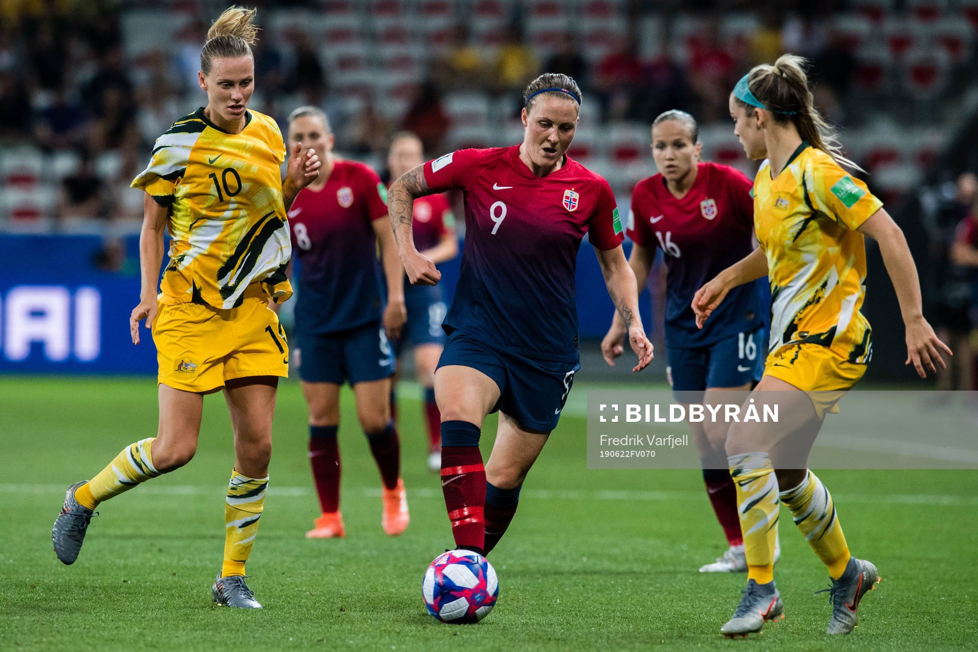 Emily van Egmond of Australia and Isabell Lehn Herlovsen of