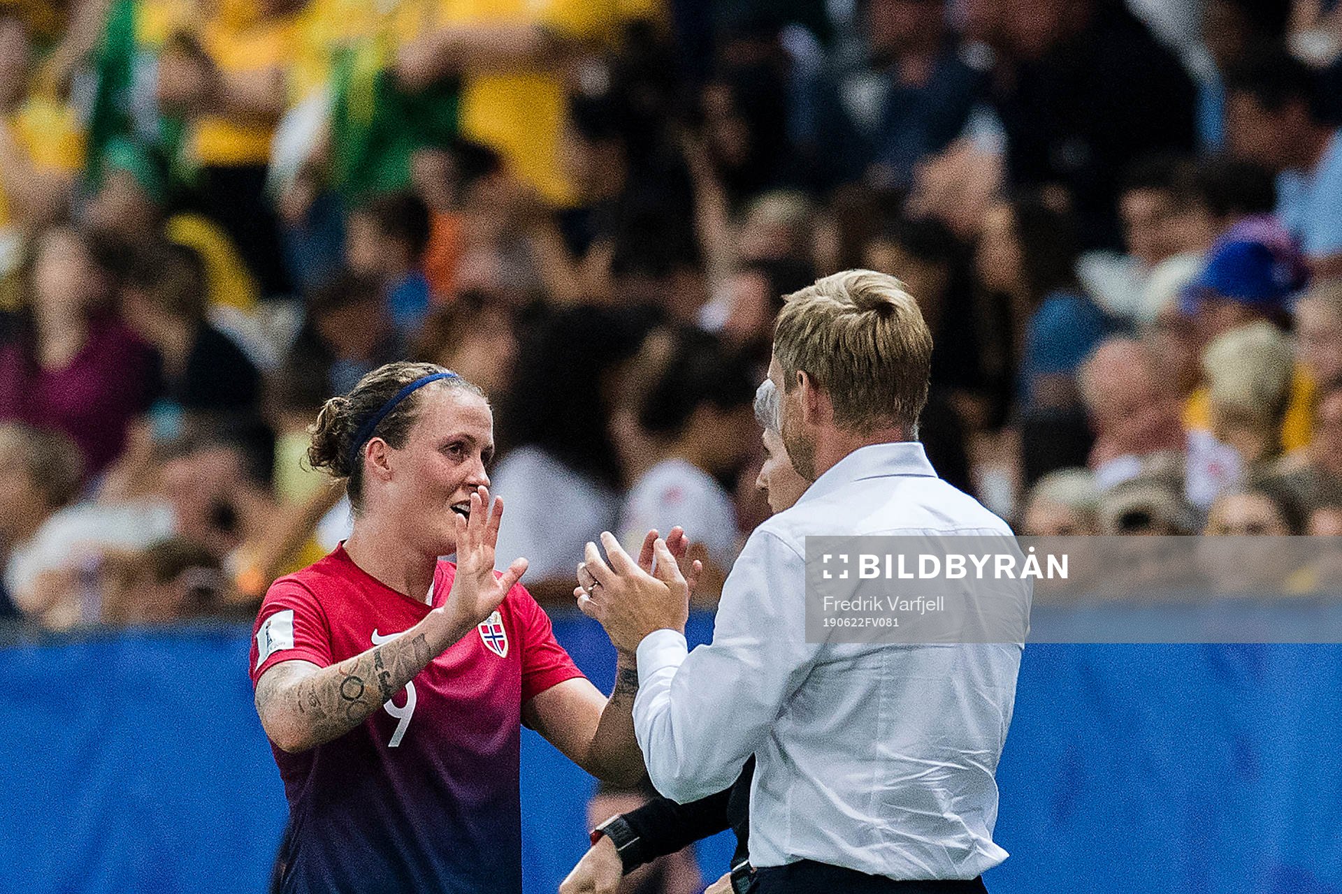 Isabell Lehn Herlovsen and Martin Sjögren, head coach of